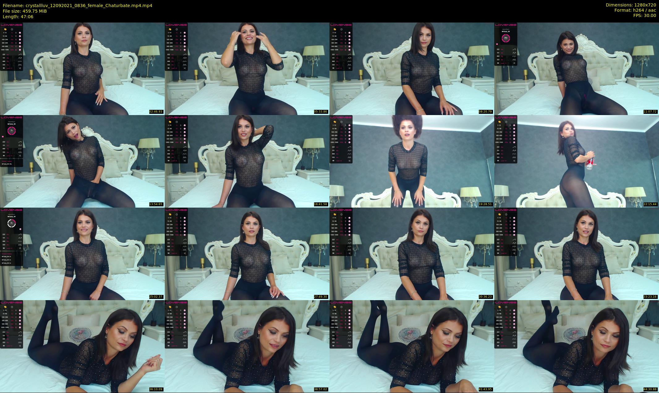 crystallluv — 48 minute Chaturbate female cam show recording, 720p, Sep 12, 2021