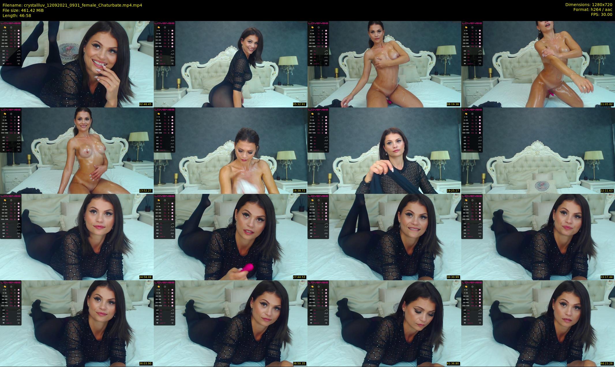 crystallluv — 47 minute Chaturbate female cam show recording, 720p, Sep 12, 2021