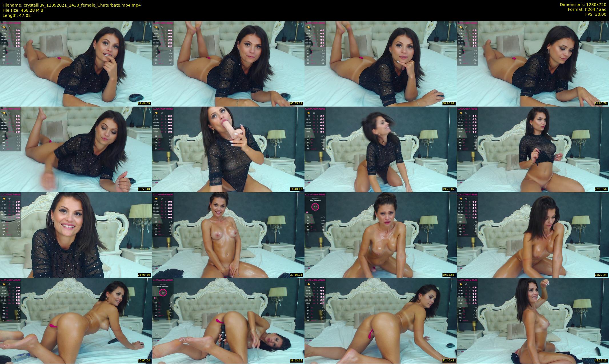 crystallluv — 48 minute Chaturbate female cam show recording, 720p, Sep 12, 2021