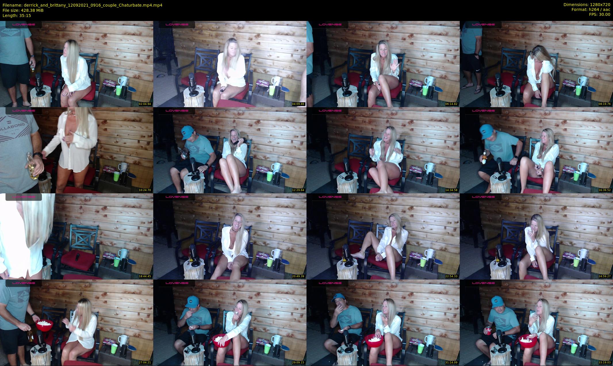 derrick_and_brittany — 36 minute Chaturbate couple cam show recording, 720p, Sep 12, 2021