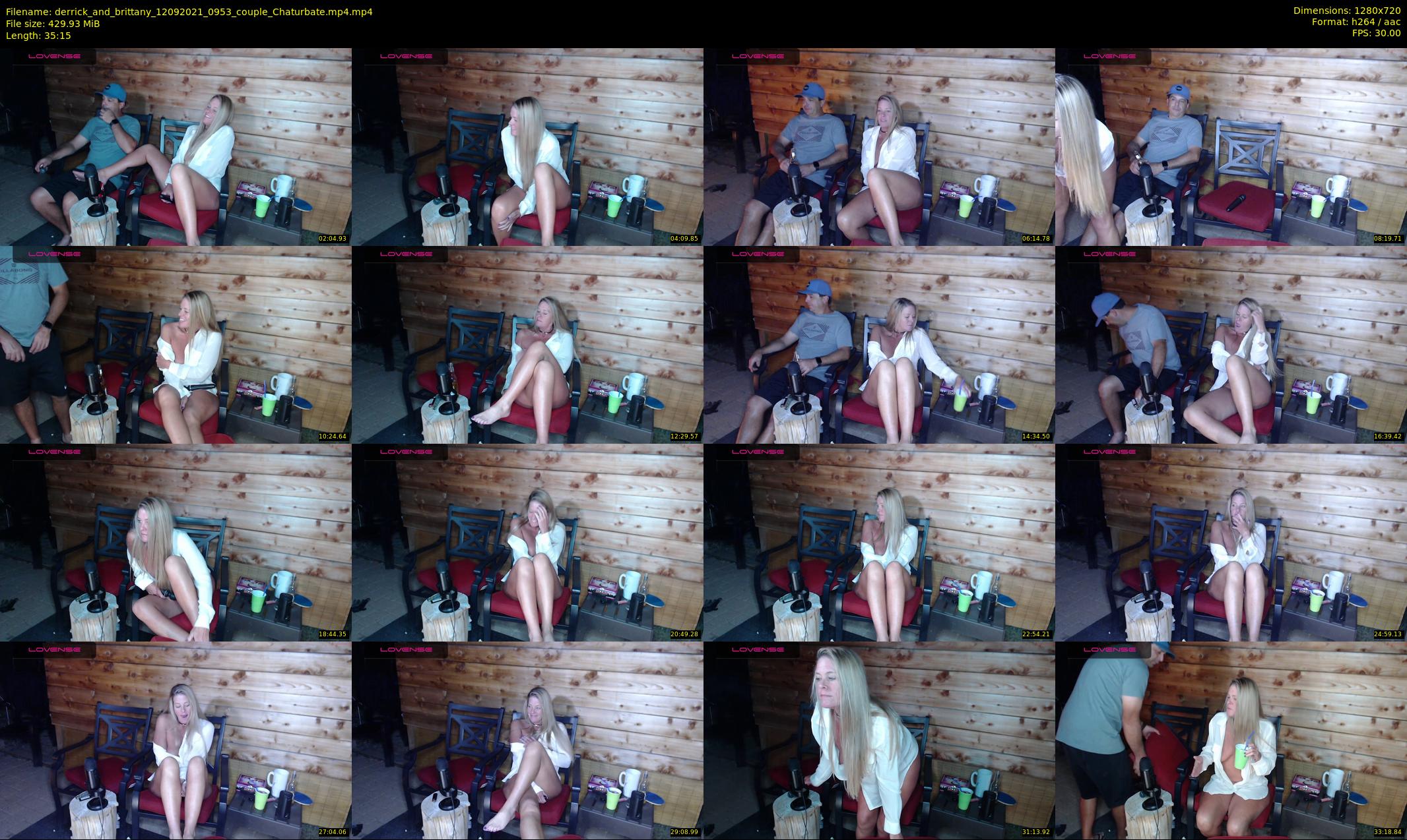 derrick_and_brittany — 36 minute Chaturbate couple cam show recording, 720p, Sep 12, 2021