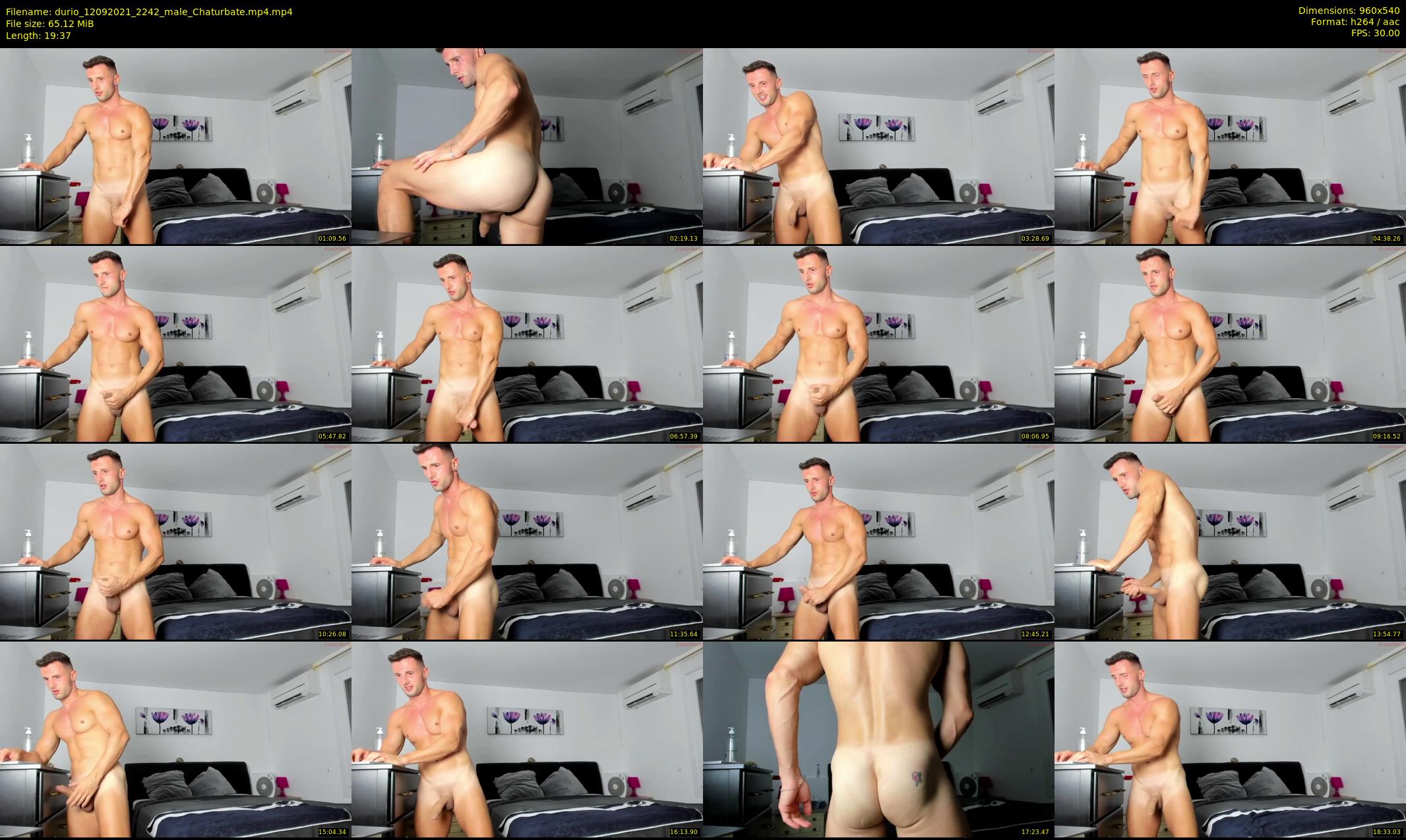 durio — 20 minute Chaturbate male cam show recording, 480p, Sep 12, 2021