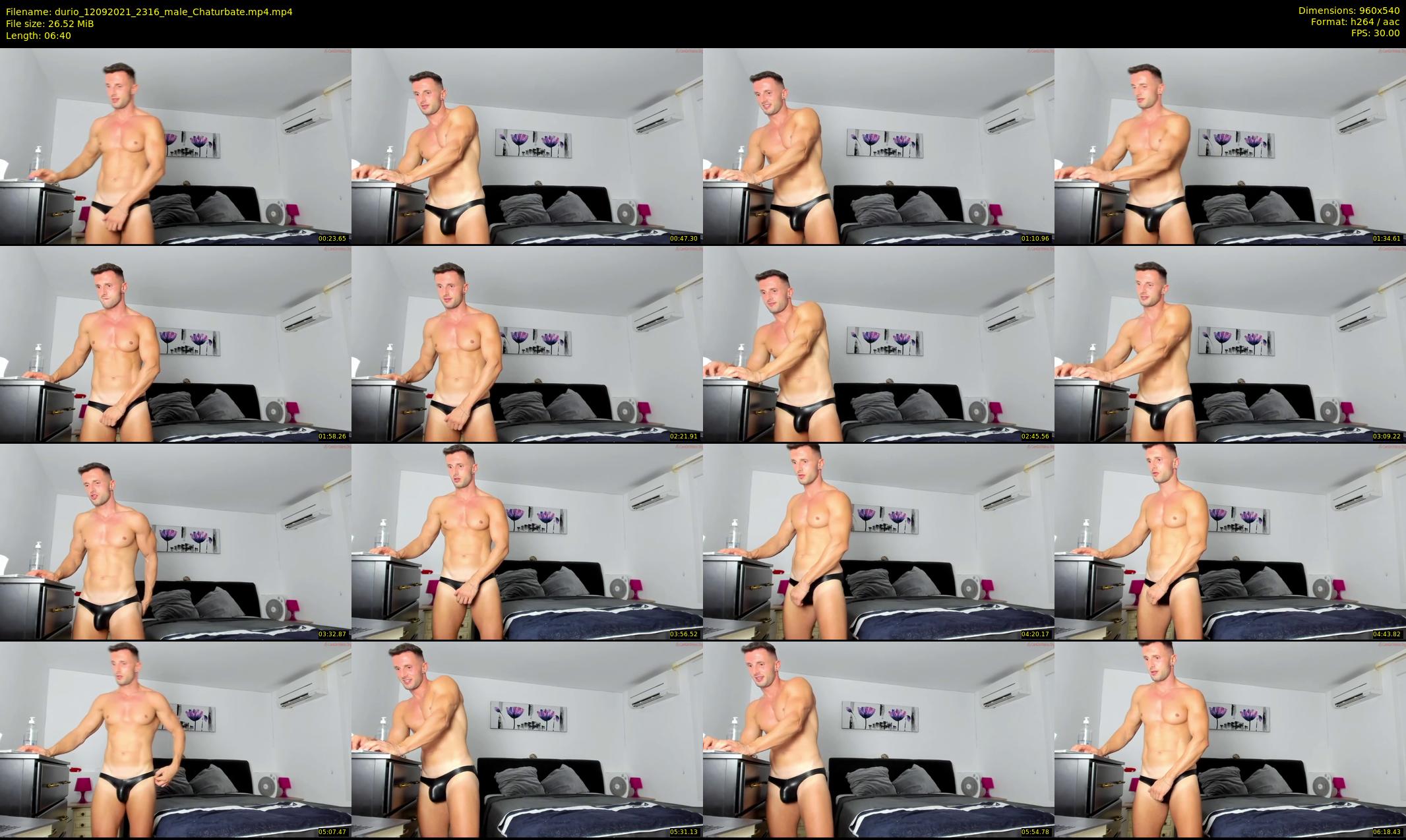 durio — 7 minute Chaturbate male cam show recording, 480p, Sep 12, 2021