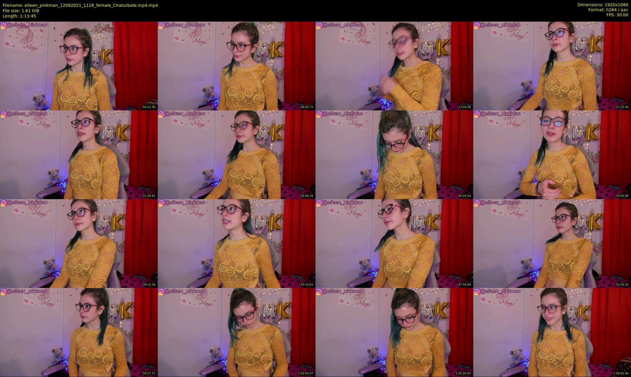 eileen_pinkman — 74 minute Chaturbate female cam show recording, 1080p, Sep 12, 2021