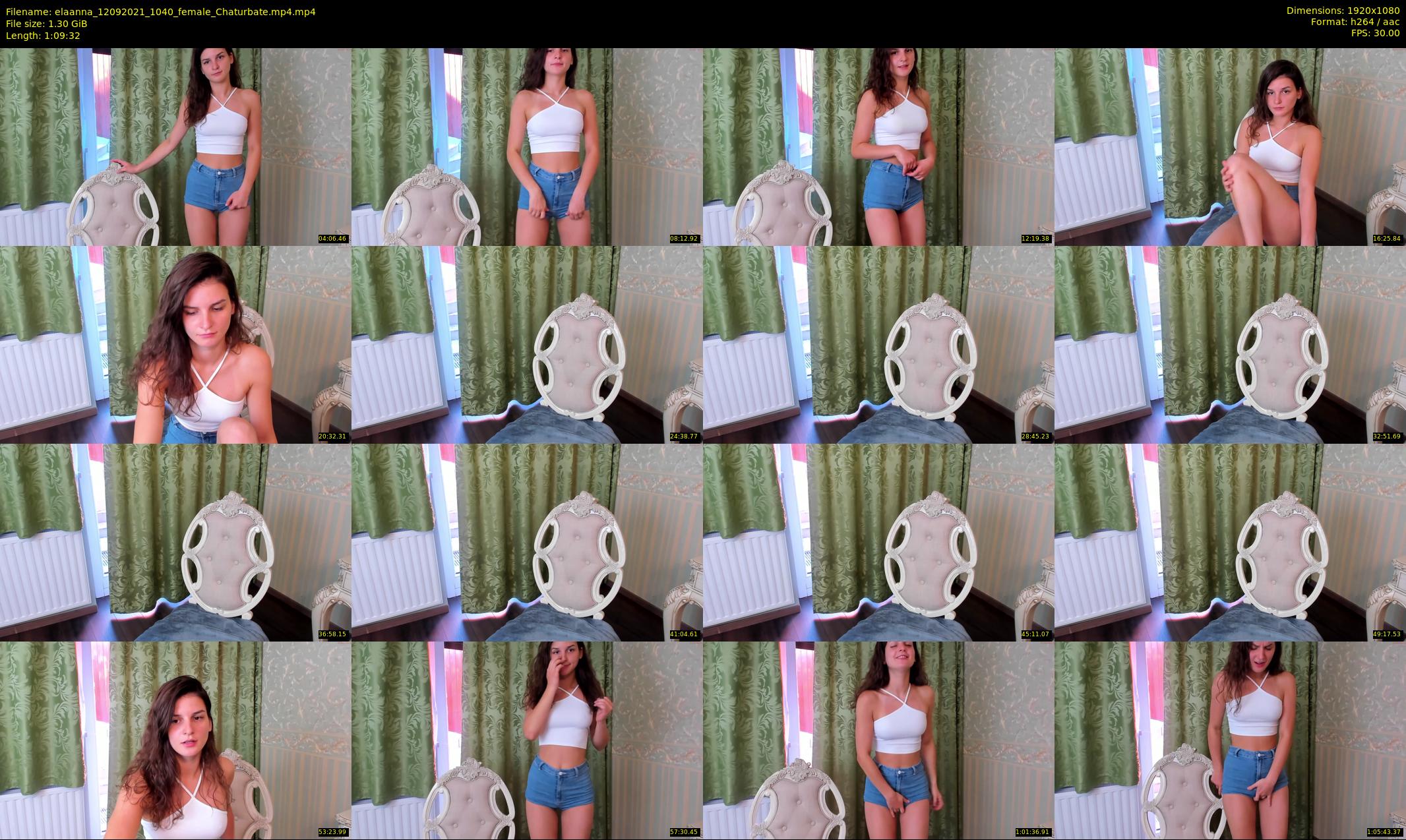 elaanna — 70 minute Chaturbate female cam show recording, 1080p, Sep 12, 2021