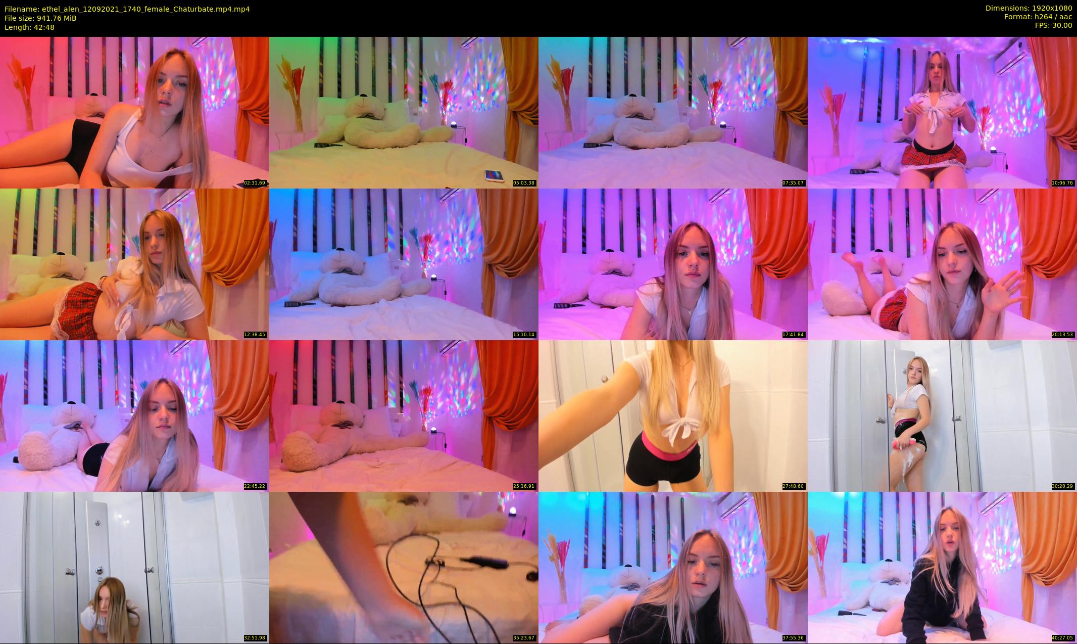ethel_alen — 43 minute Chaturbate female cam show recording, 1080p, Sep 12, 2021