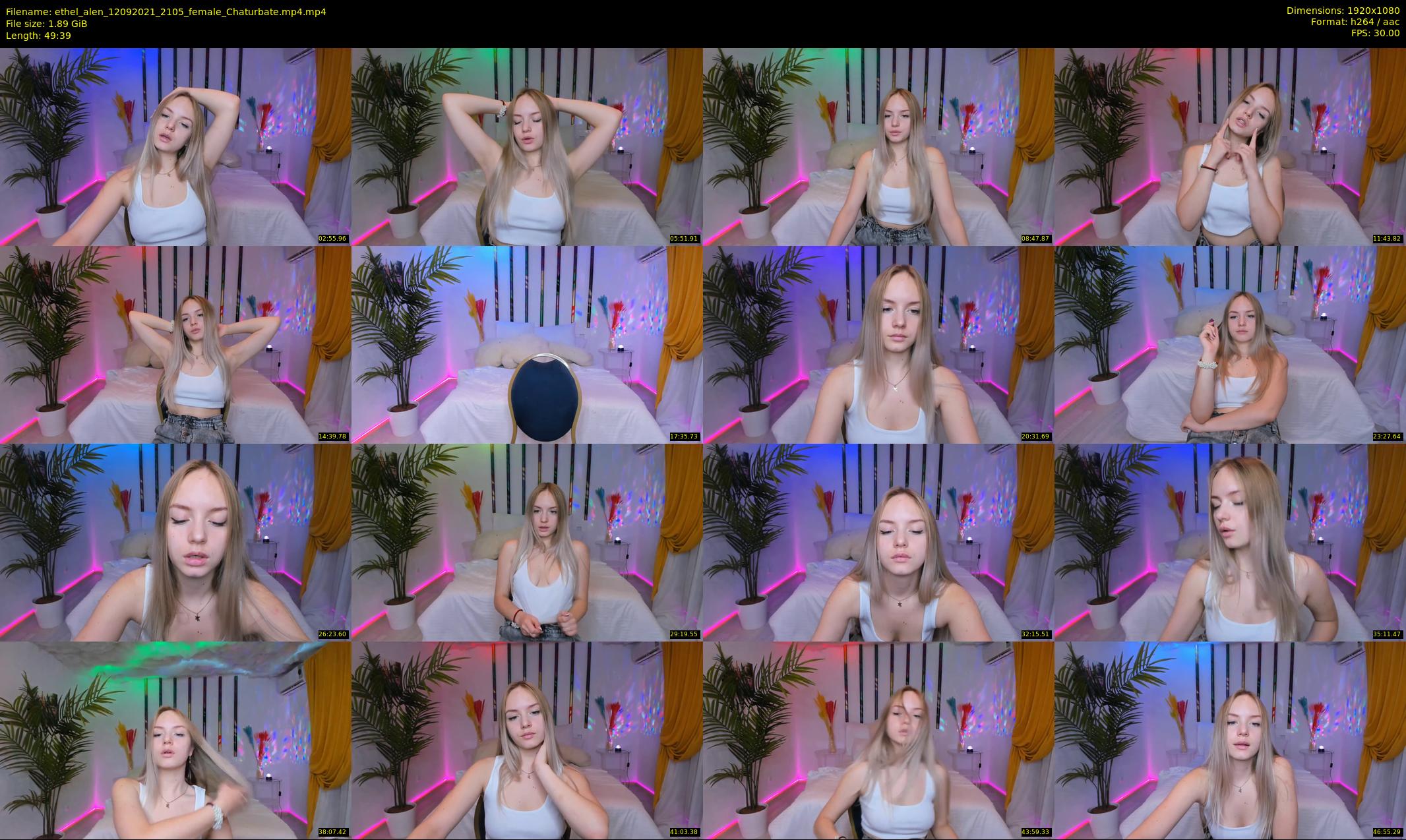 ethel_alen — 50 minute Chaturbate female cam show recording, 1080p, Sep 12, 2021