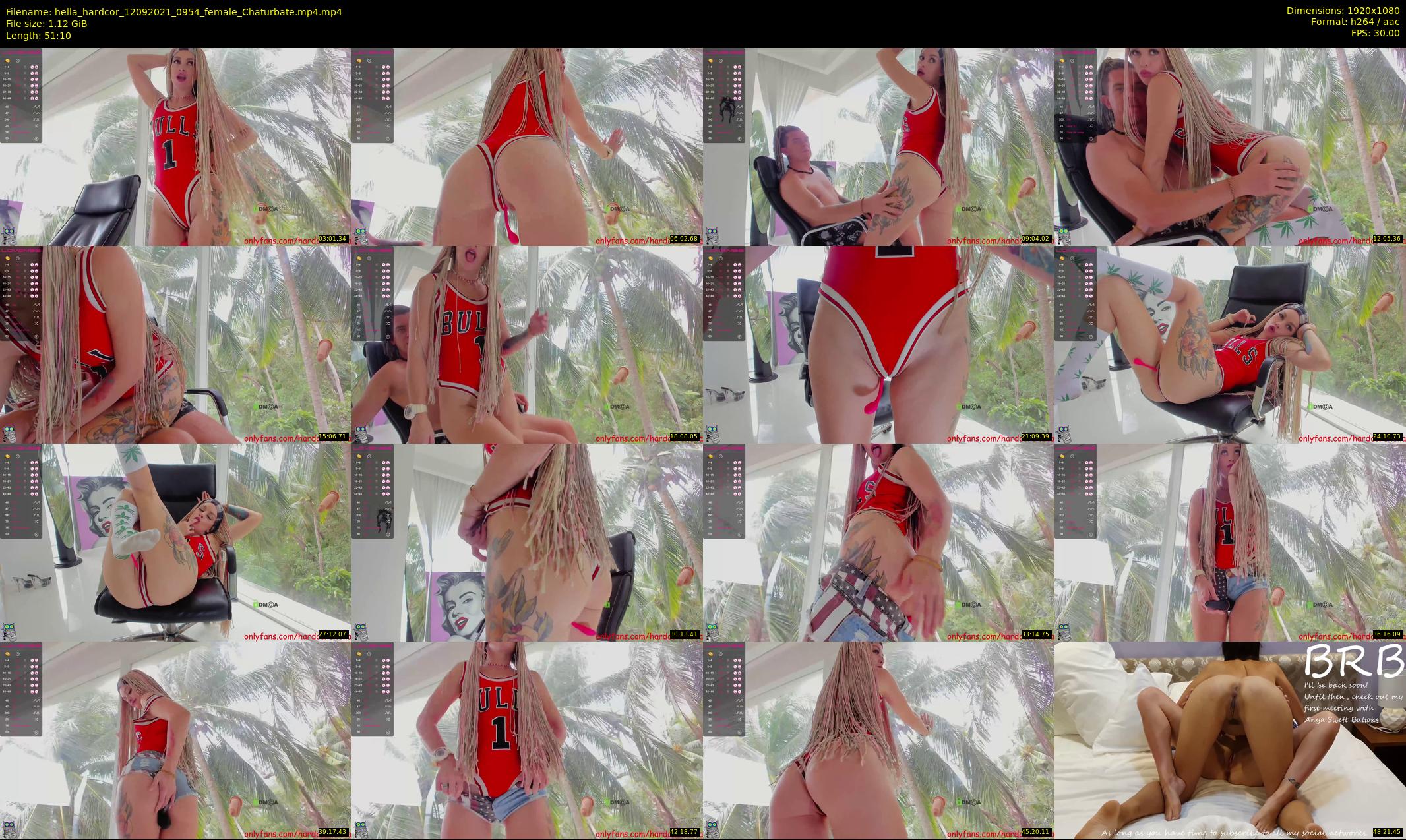 hella_hardcor — 52 minute Chaturbate female cam show recording, 1080p, Sep 12, 2021