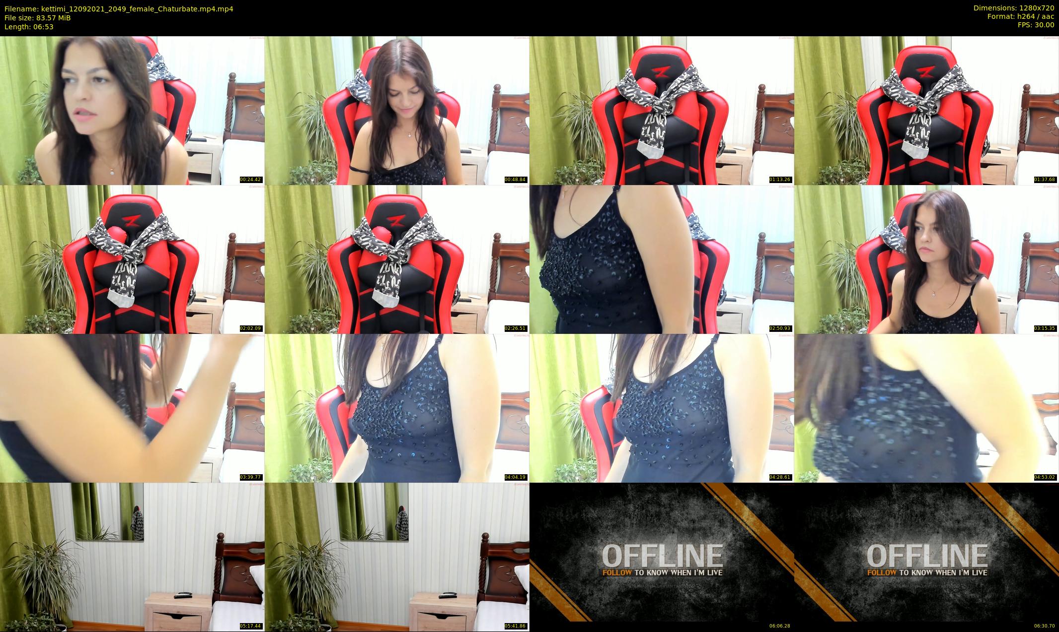 kettimi — 7 minute Chaturbate female cam show recording, 720p, Sep 12, 2021