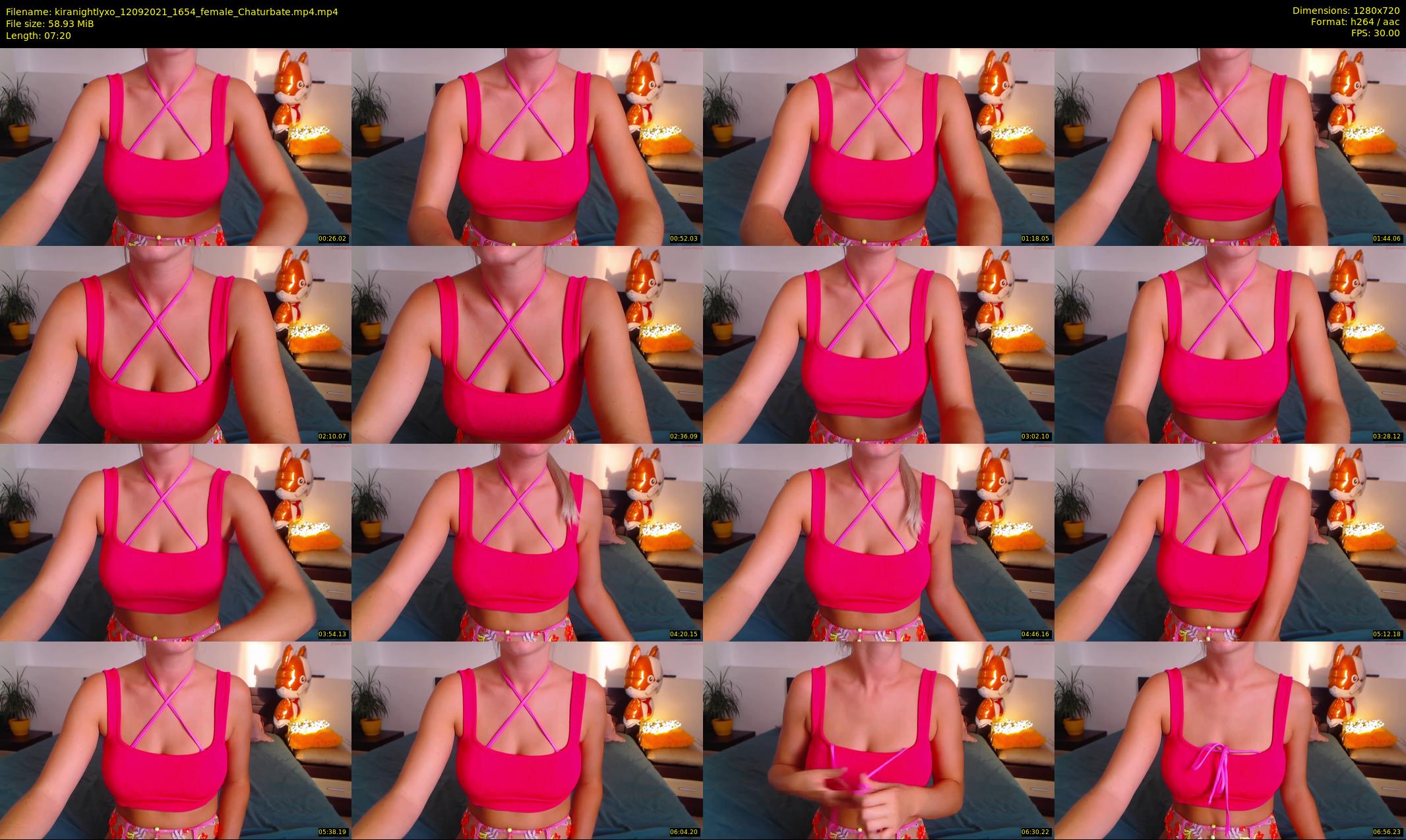 kiranightlyxo — 8 minute Chaturbate female cam show recording, 720p, Sep 12, 2021