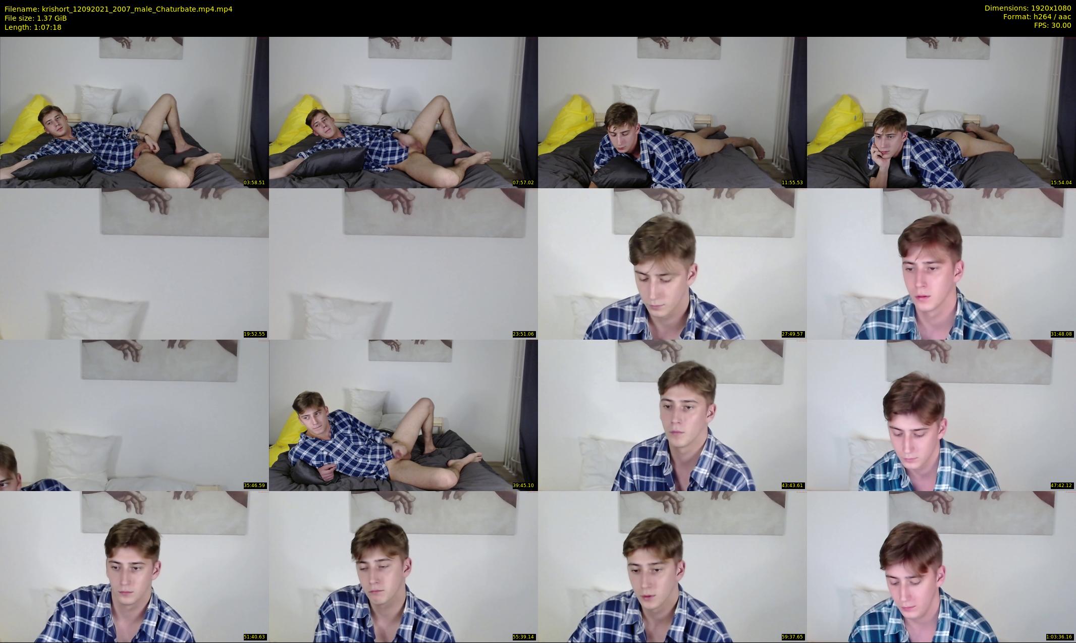 krishort — 68 minute Chaturbate male cam show recording, 1080p, Sep 12, 2021