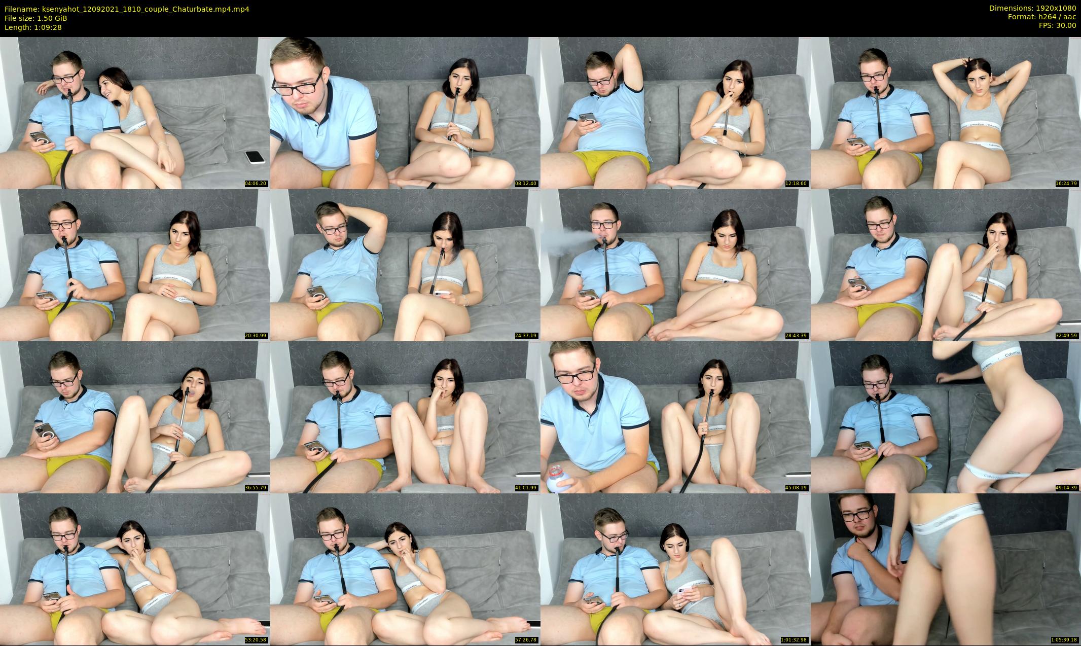 ksenyahot — 70 minute Chaturbate couple cam show recording, 1080p, Sep 12, 2021