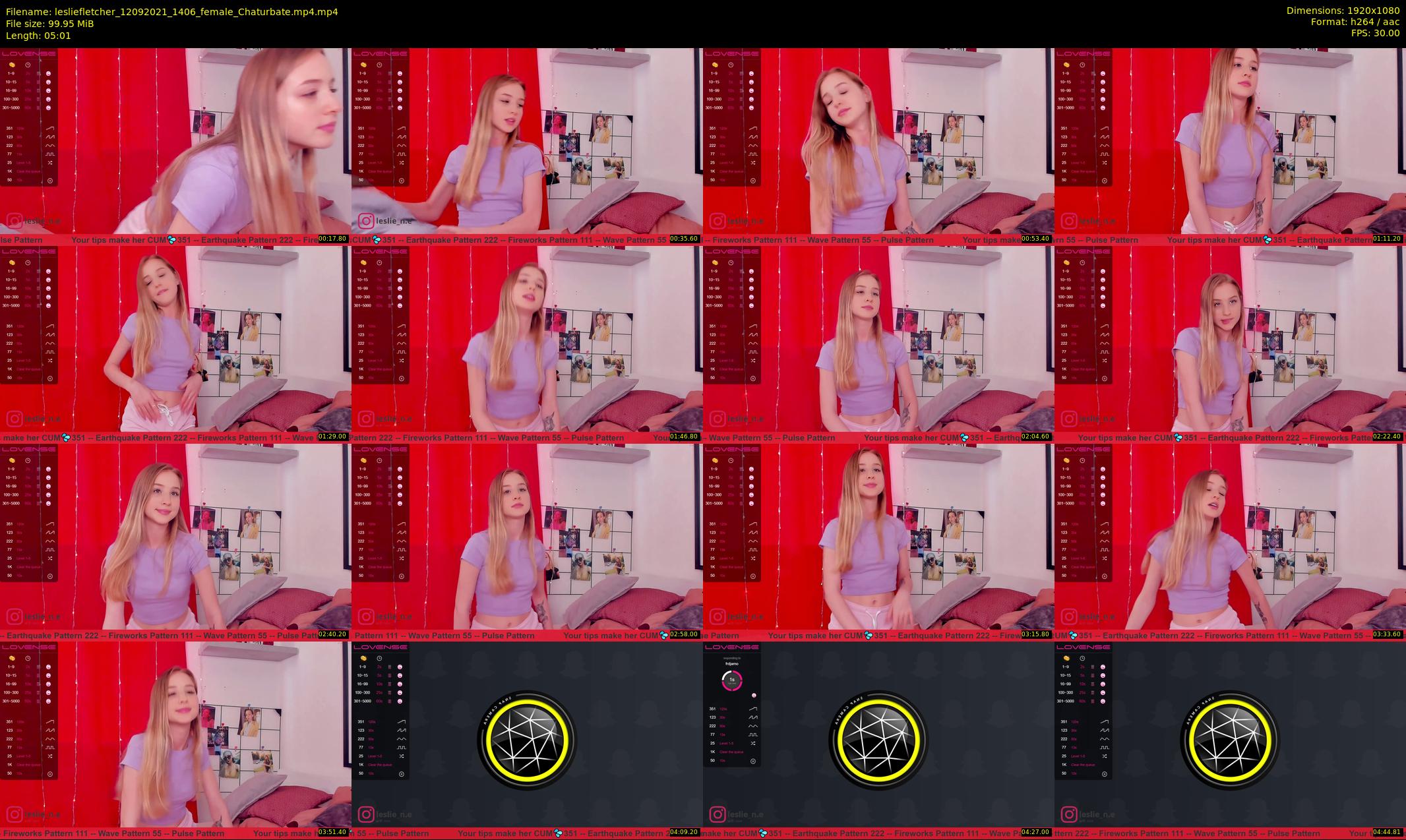 lesliefletcher — 6 minute Chaturbate couple cam show recording, 1080p, Sep 12, 2021