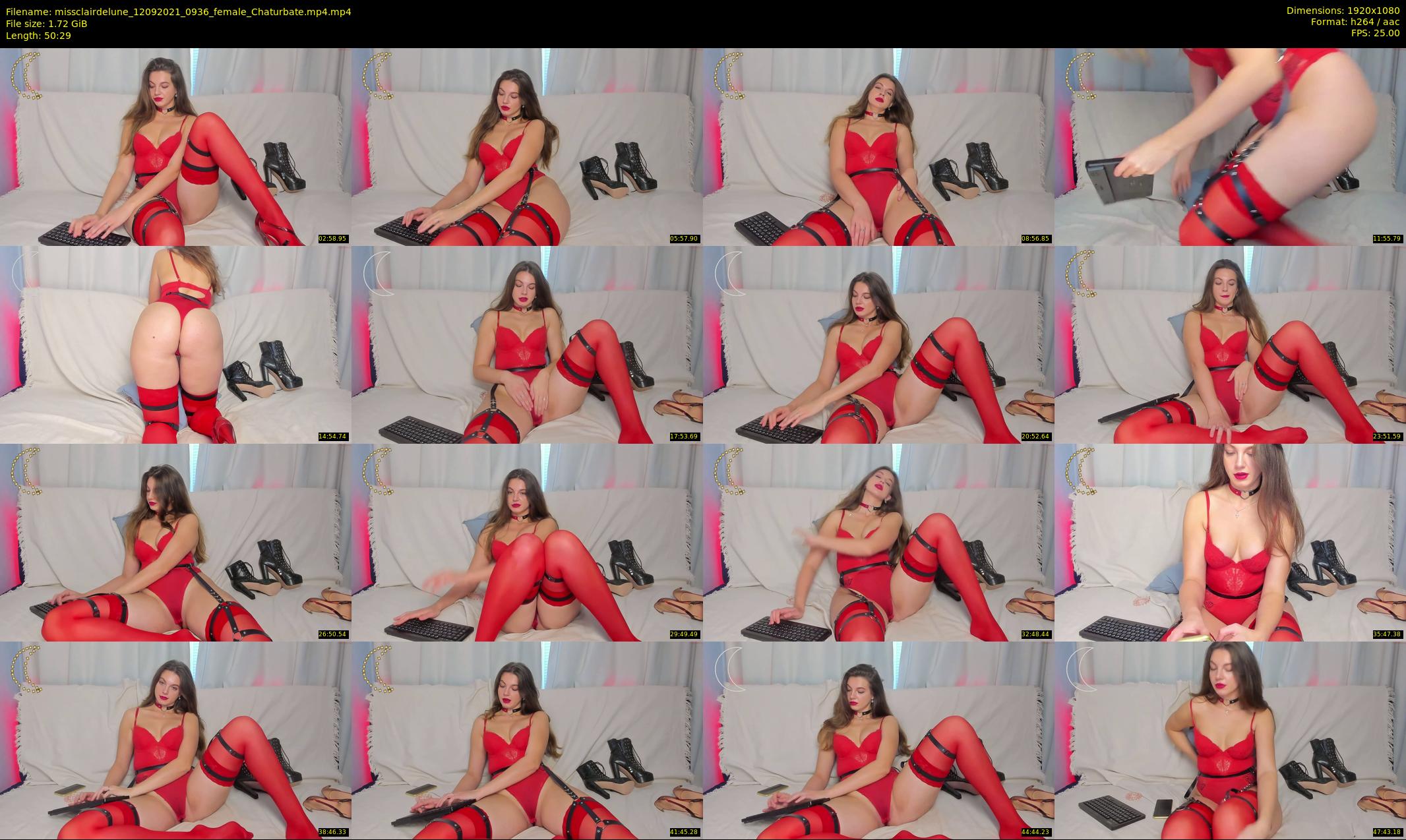 missclairdelune — 51 minute Chaturbate female cam show recording, 1080p, Sep 12, 2021