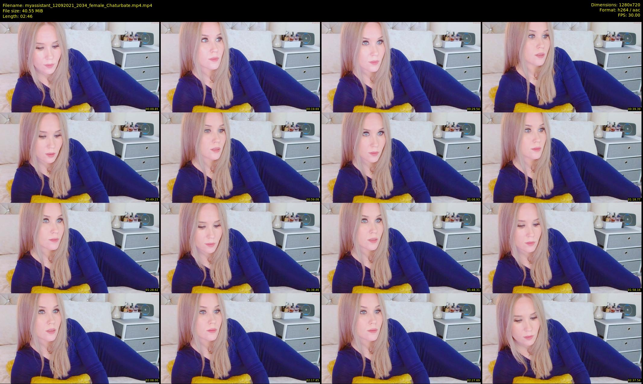 myassistant — 3 minute Chaturbate female cam show recording, 720p, Sep 12, 2021