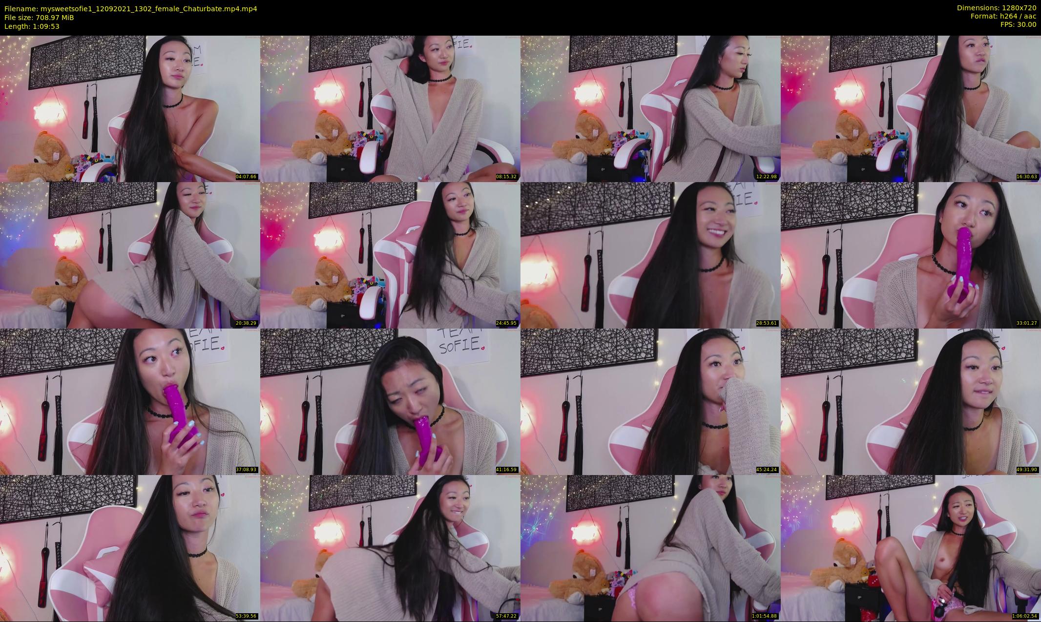 mysweetsofie1 — 70 minute Chaturbate female cam show recording, 720p, Sep 12, 2021