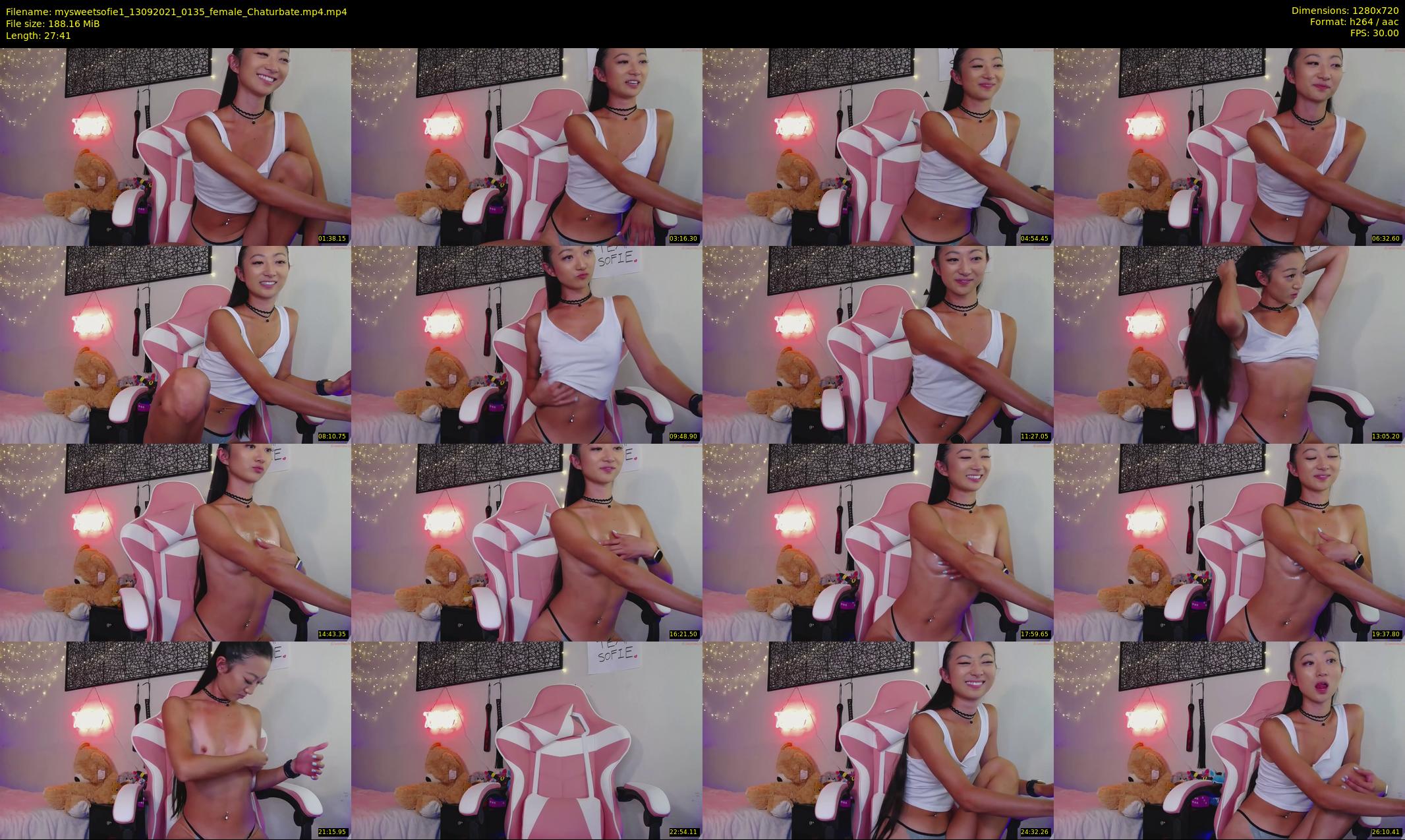 mysweetsofie1 — 28 minute Chaturbate female cam show recording, 720p, Sep 13, 2021