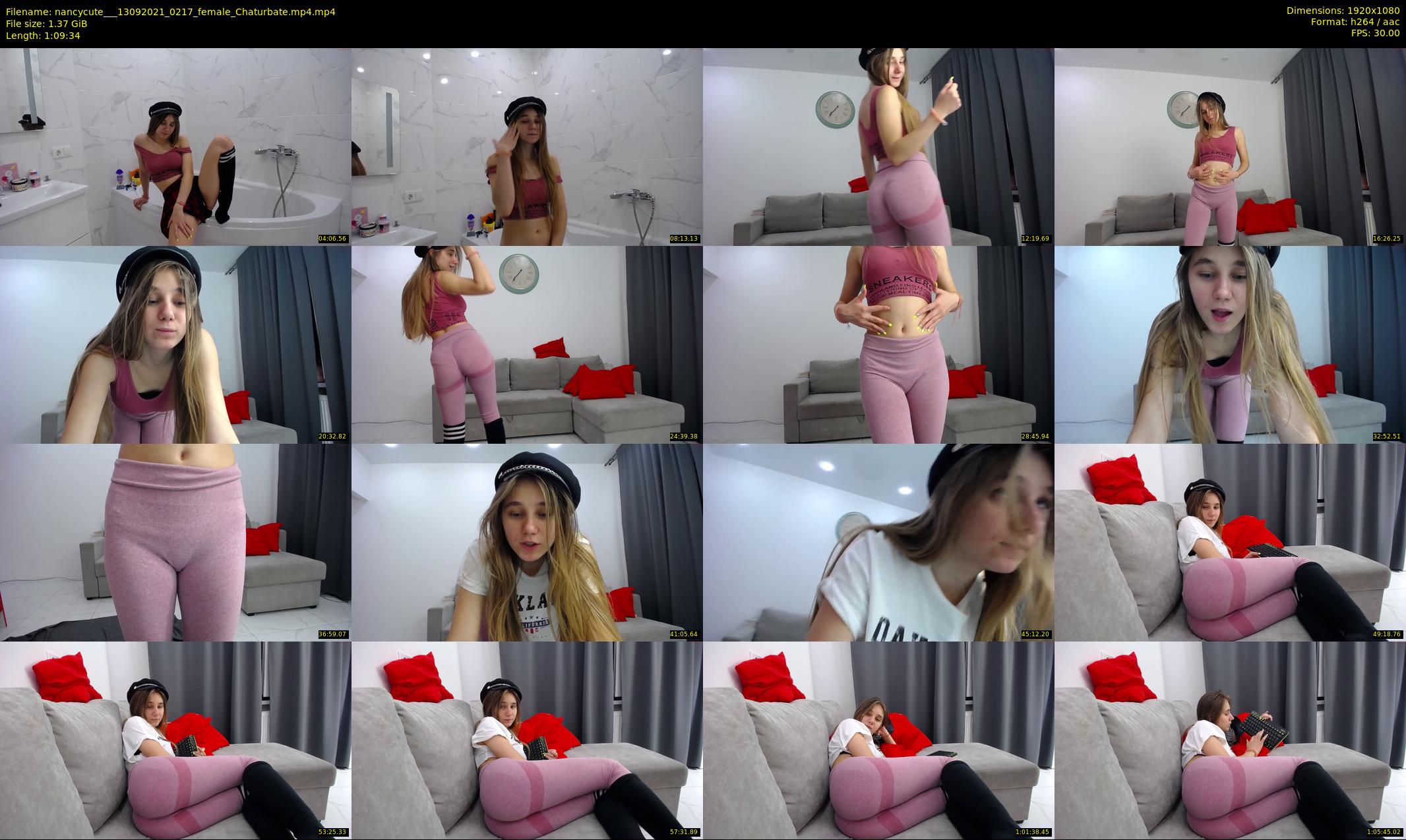 nancycute__ — 70 minute Chaturbate female cam show recording, 1080p, Sep 13, 2021