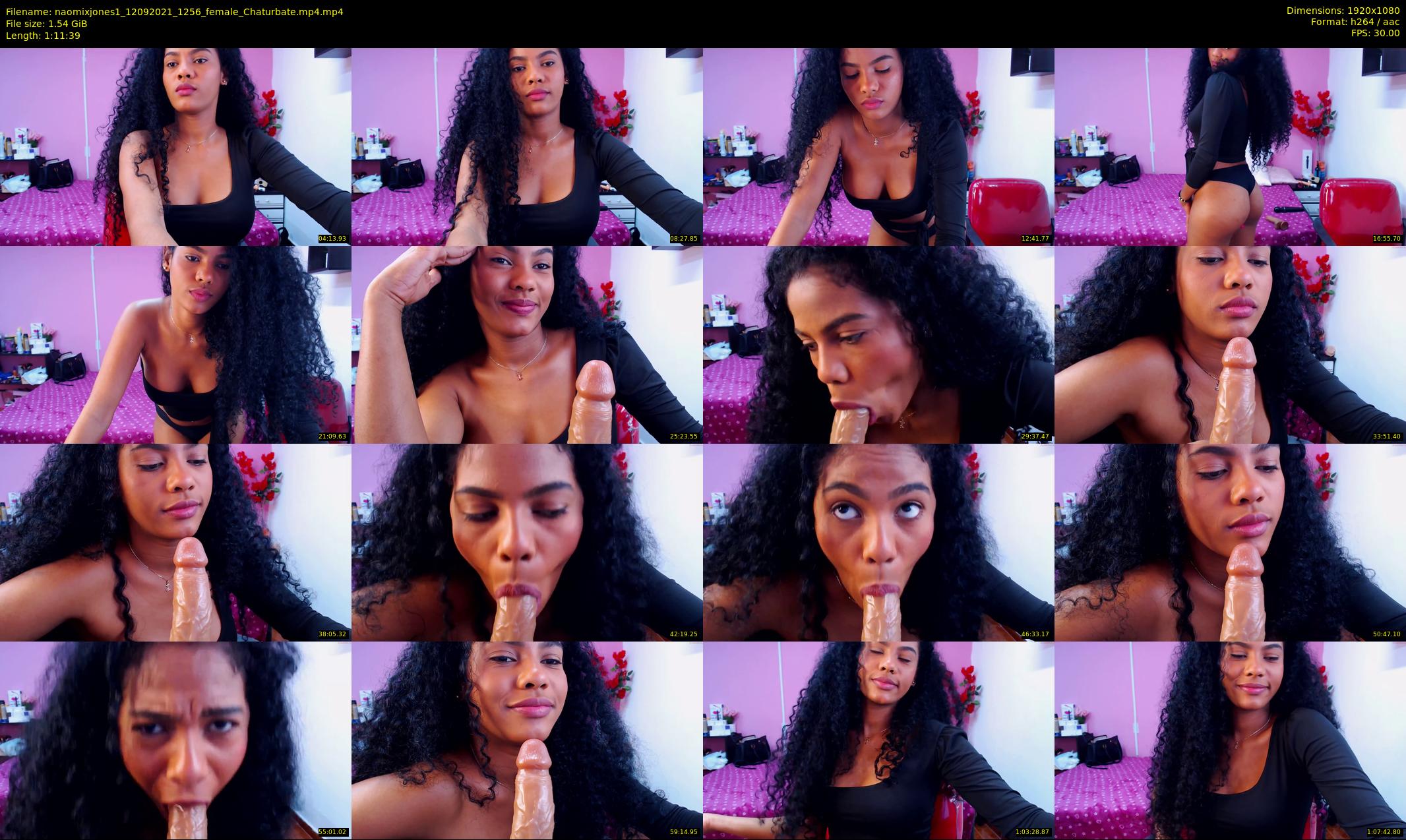 naomixjones1 — 72 minute Chaturbate female cam show recording, 1080p, Sep 12, 2021