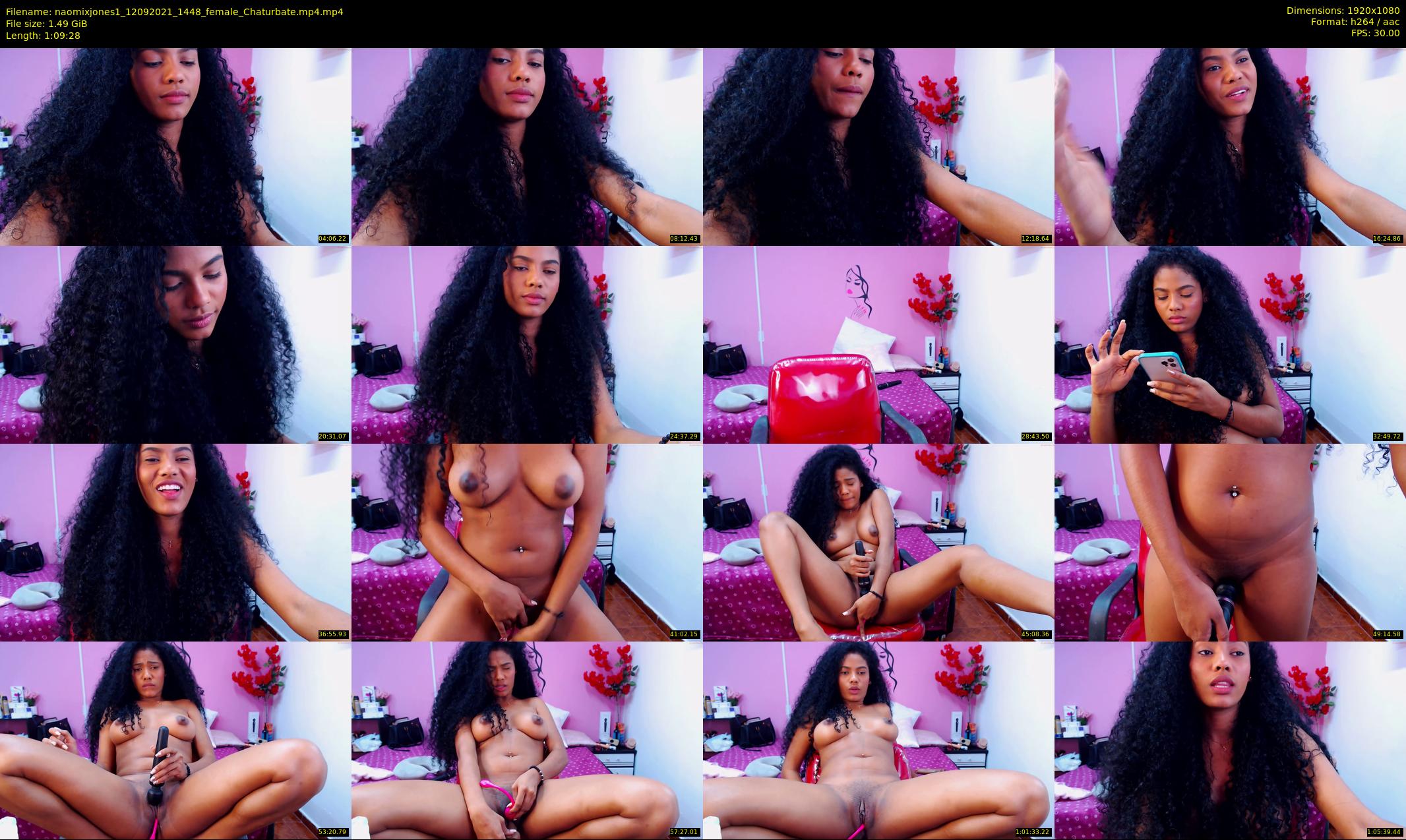 naomixjones1 — 70 minute Chaturbate female cam show recording, 1080p, Sep 12, 2021