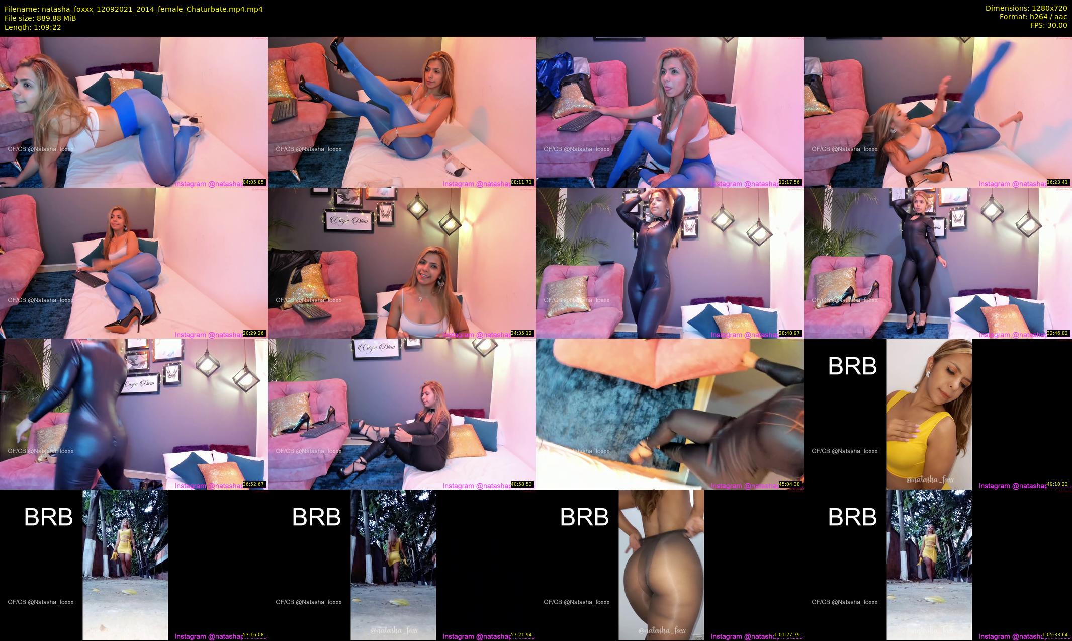 natasha_foxxx — 70 minute Chaturbate female cam show recording, 720p, Sep 12, 2021