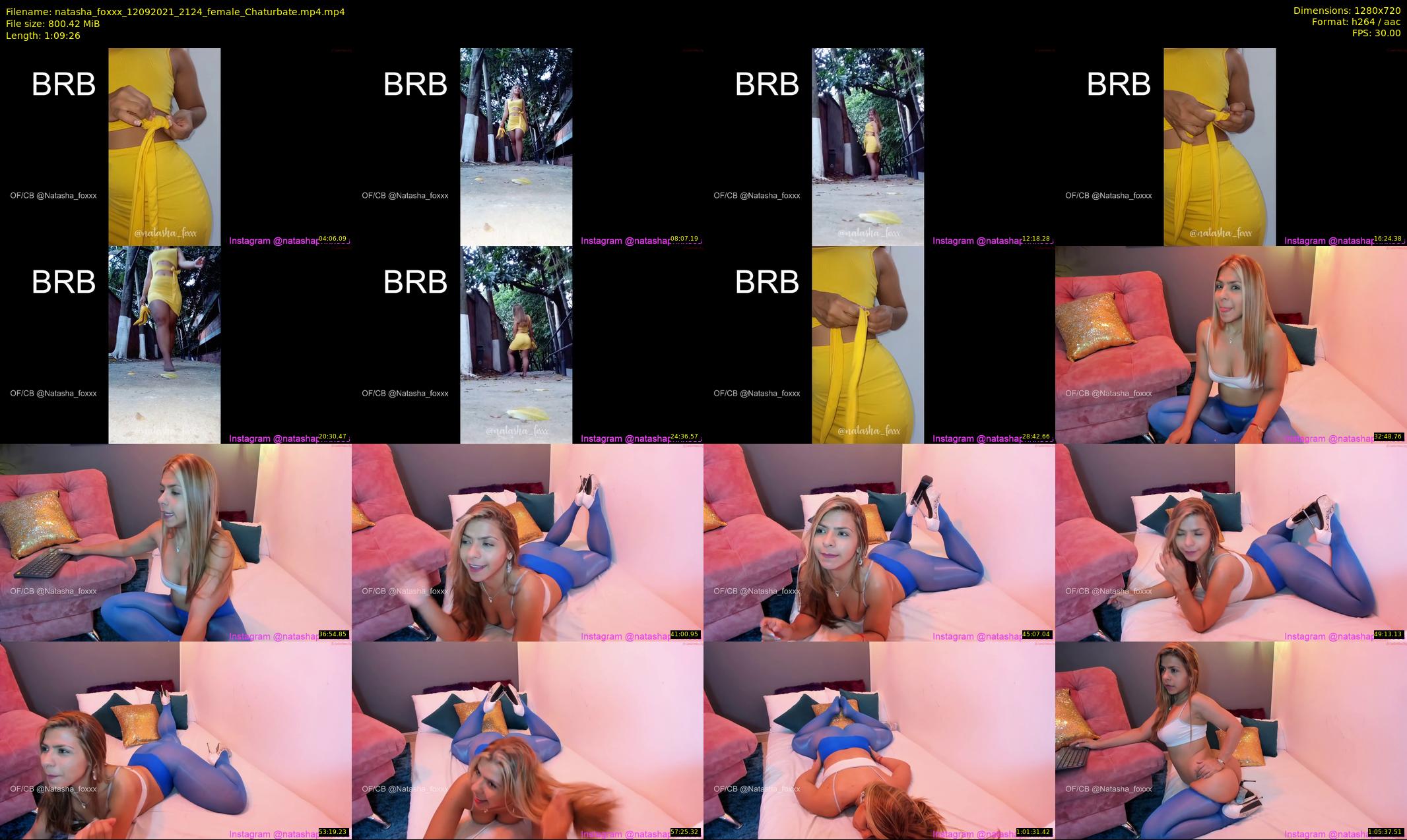 natasha_foxxx — 70 minute Chaturbate female cam show recording, 720p, Sep 12, 2021