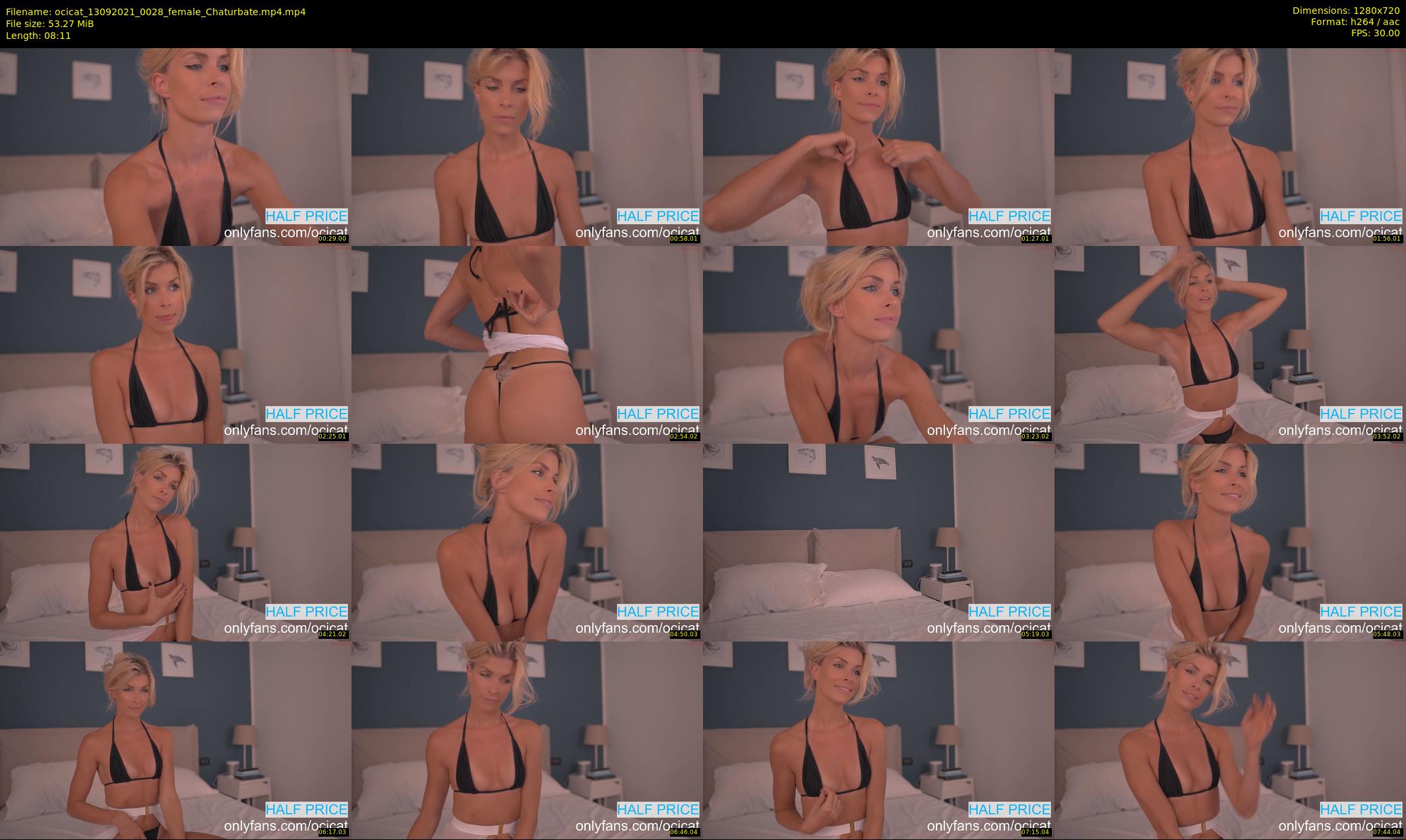 ocicat — 9 minute Chaturbate female cam show recording, 720p, Sep 13, 2021