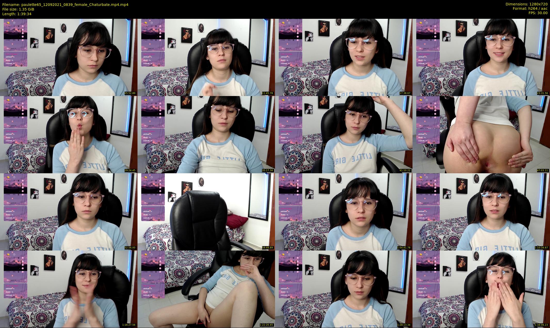paulette65 — 100 minute Chaturbate female cam show recording, 720p, Sep 12, 2021