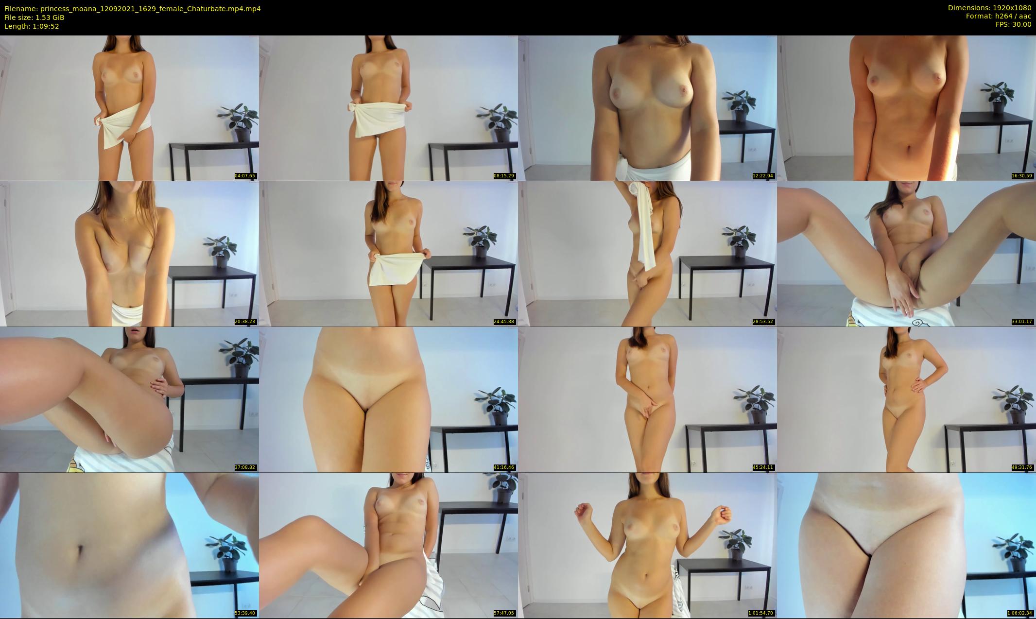 princess_moana — 70 minute Chaturbate female cam show recording, 1080p, Sep 12, 2021