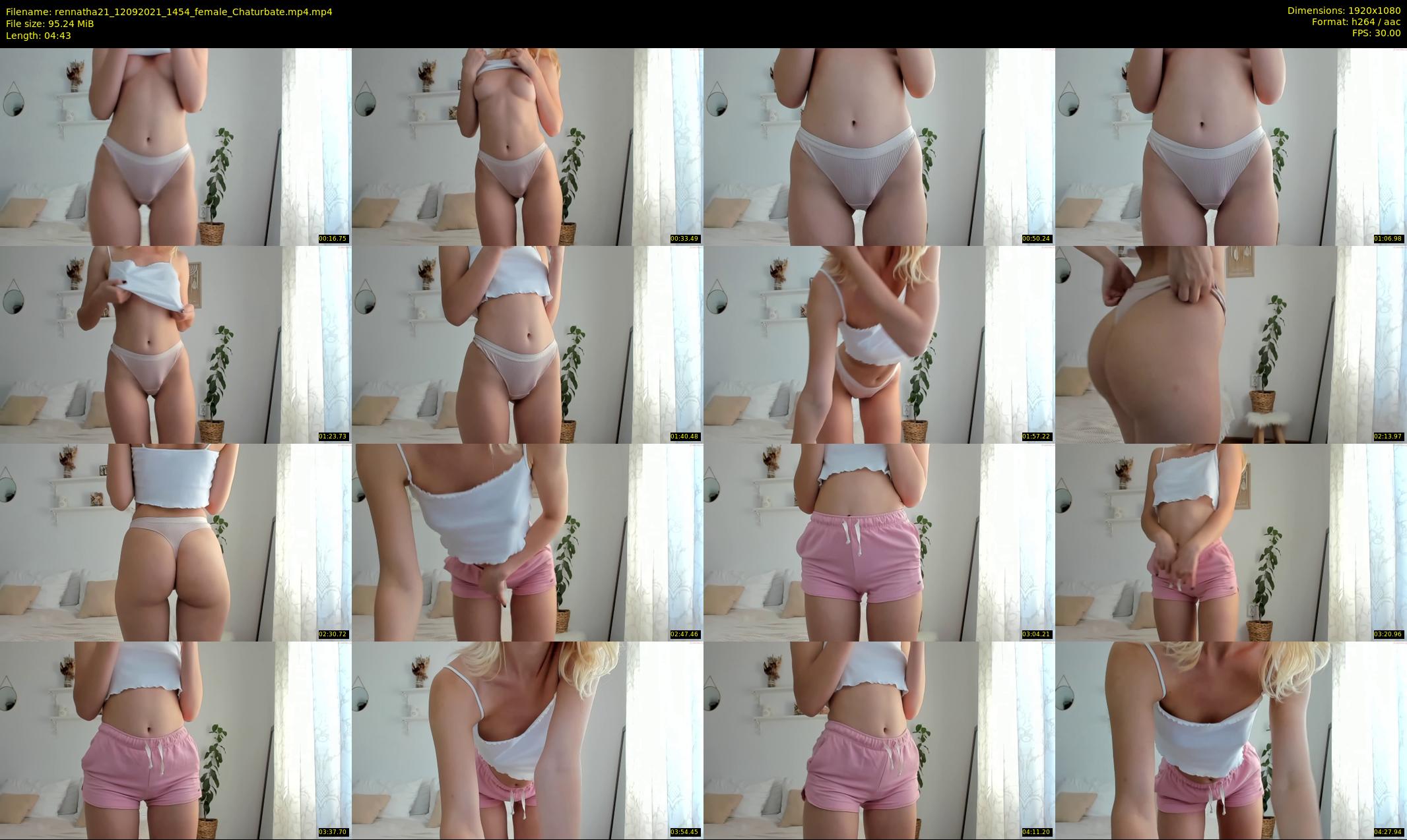 rennatha21 — 5 minute Chaturbate female cam show recording, 1080p, Sep 12, 2021