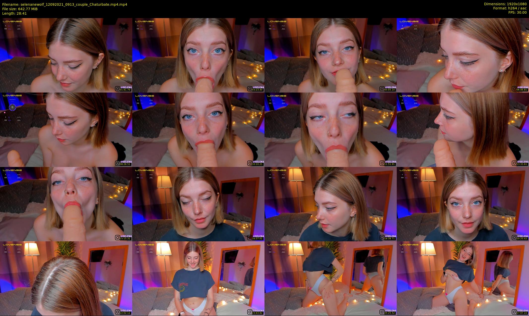 selenanewolf — 29 minute Chaturbate couple cam show recording, 1080p, Sep 12, 2021