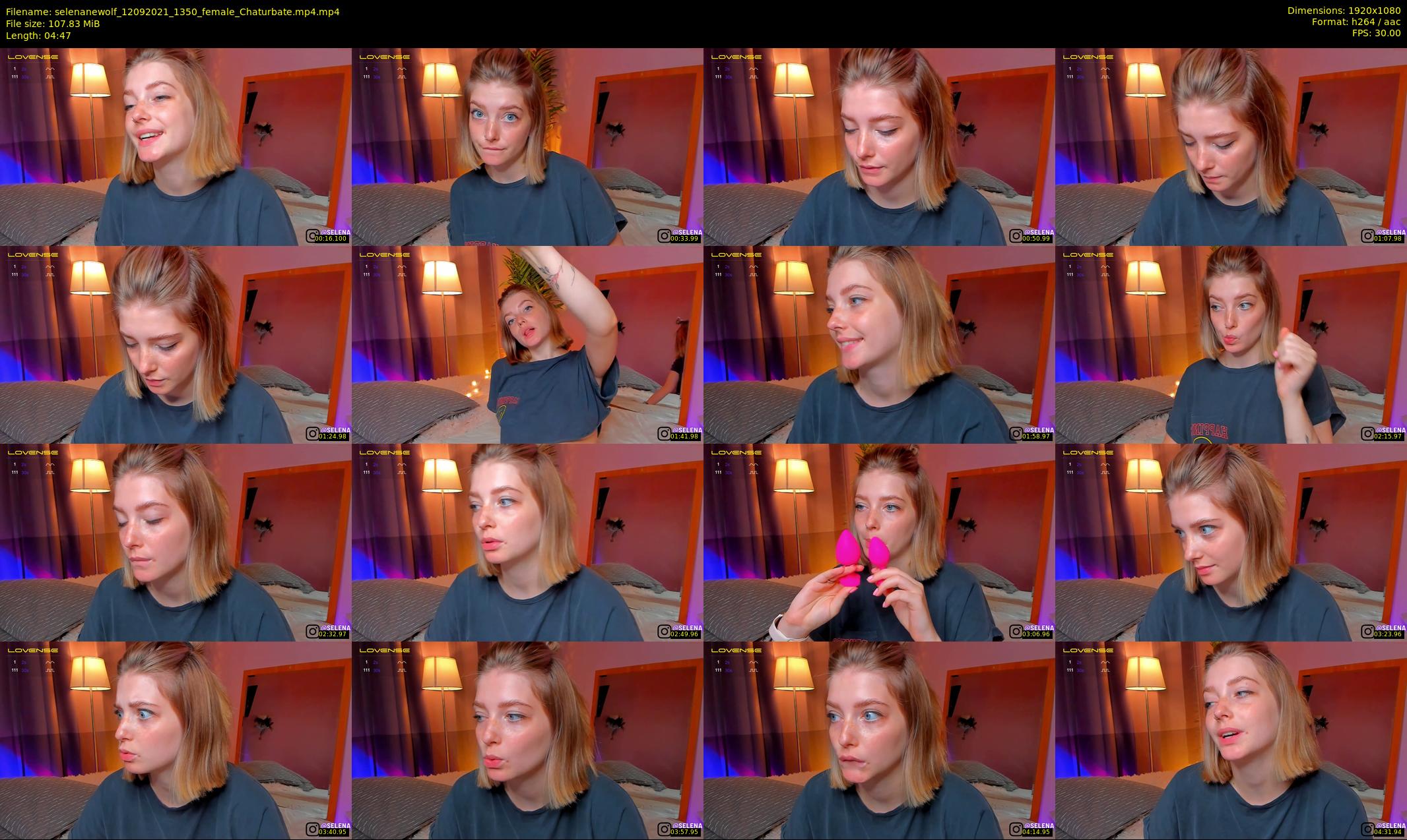 selenanewolf — 5 minute Chaturbate couple cam show recording, 1080p, Sep 12, 2021