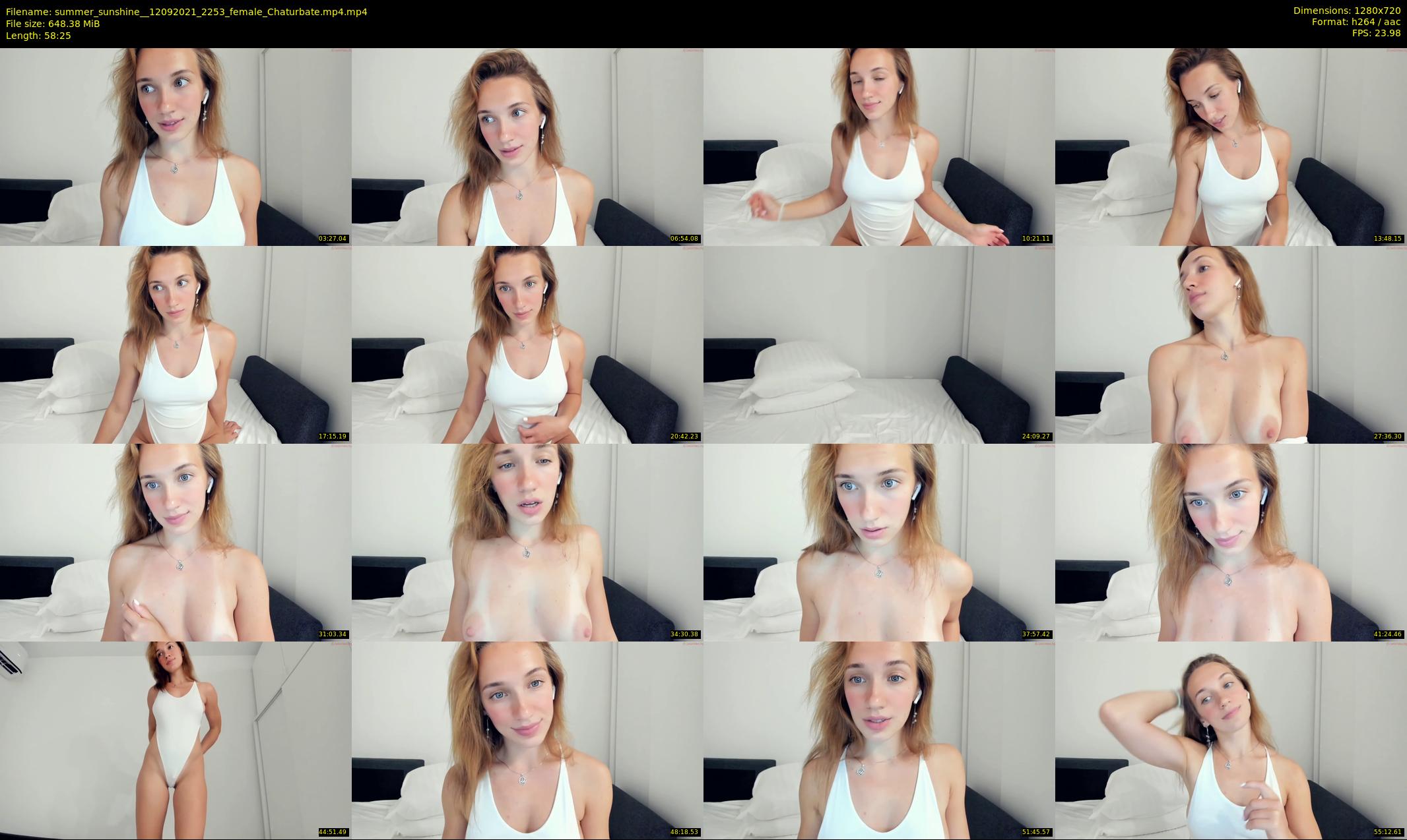 summer_sunshine_ — 59 minute Chaturbate female cam show recording, 720p, Sep 12, 2021