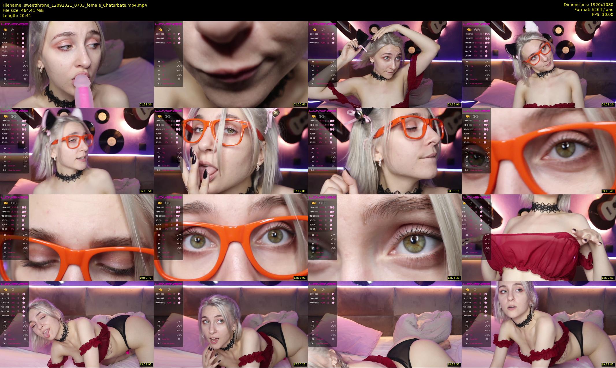 sweetthrone — 21 minute Chaturbate couple cam show recording, 1080p, Sep 12, 2021
