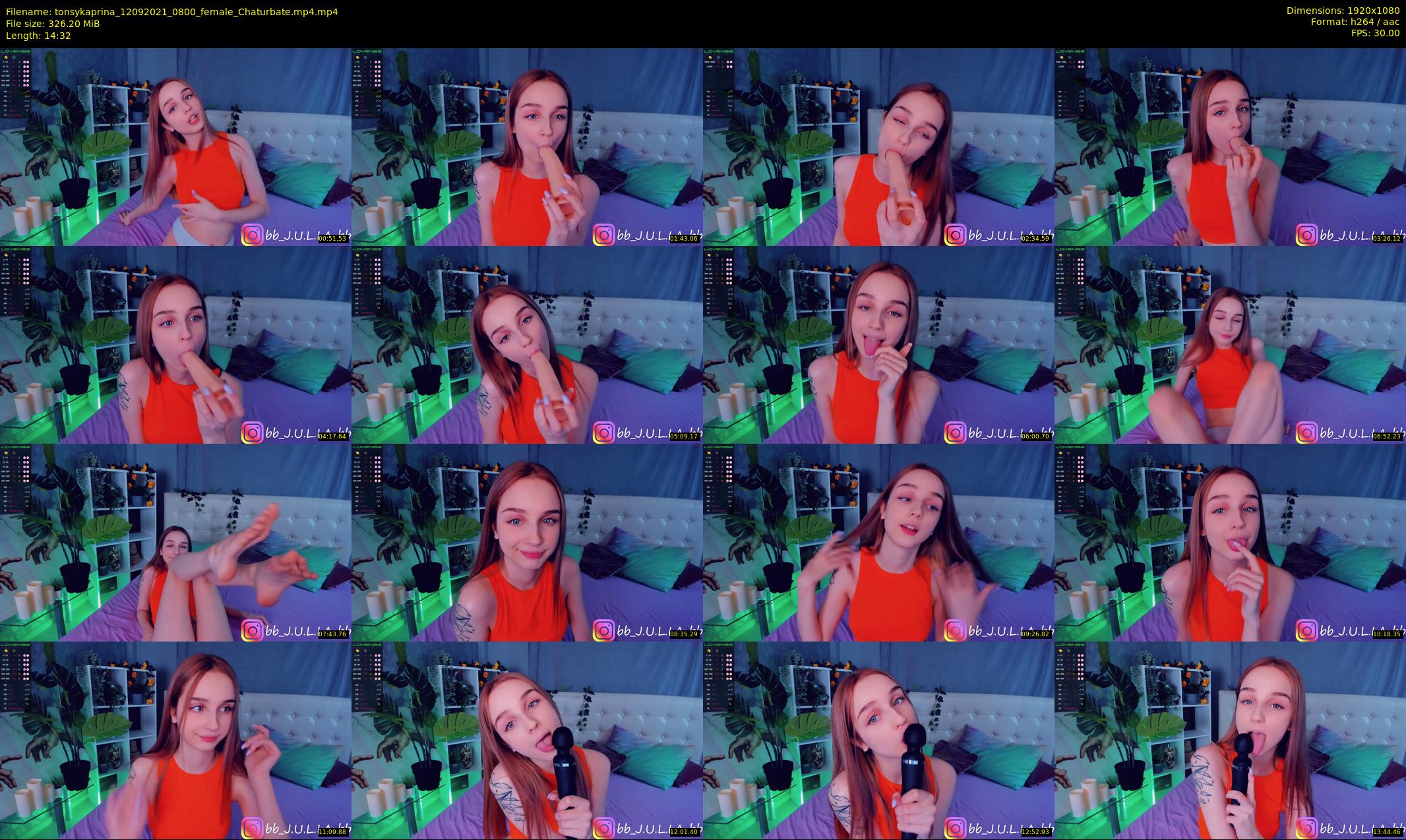 tonsykaprina — 15 minute Chaturbate couple cam show recording, 1080p, Sep 12, 2021