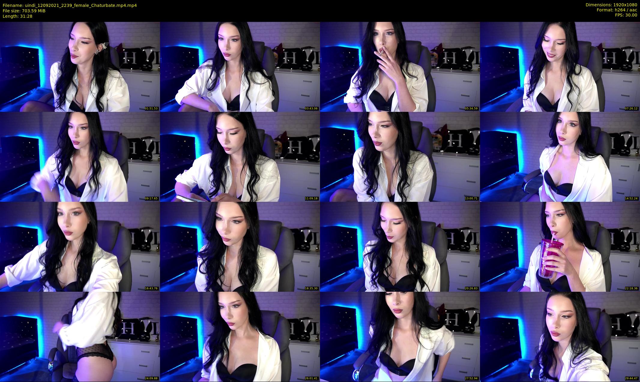 uindi — 32 minute Chaturbate female cam show recording, 1080p, Sep 12, 2021