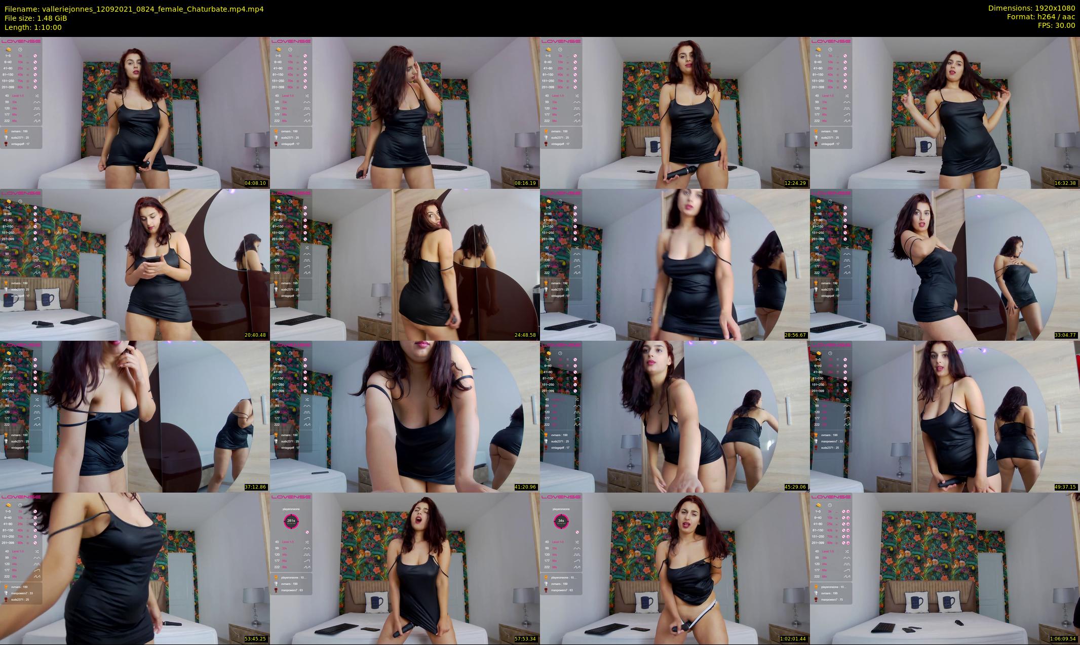 valleriejonnes — 70 minute Chaturbate female cam show recording, 1080p, Sep 12, 2021