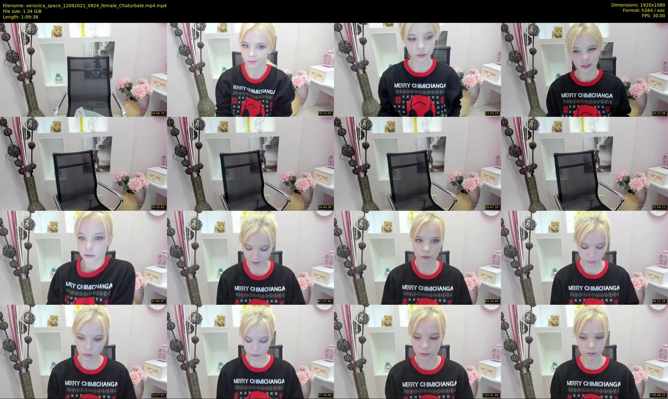veronica_space — 70 minute Chaturbate female cam show recording, 1080p, Sep 12, 2021