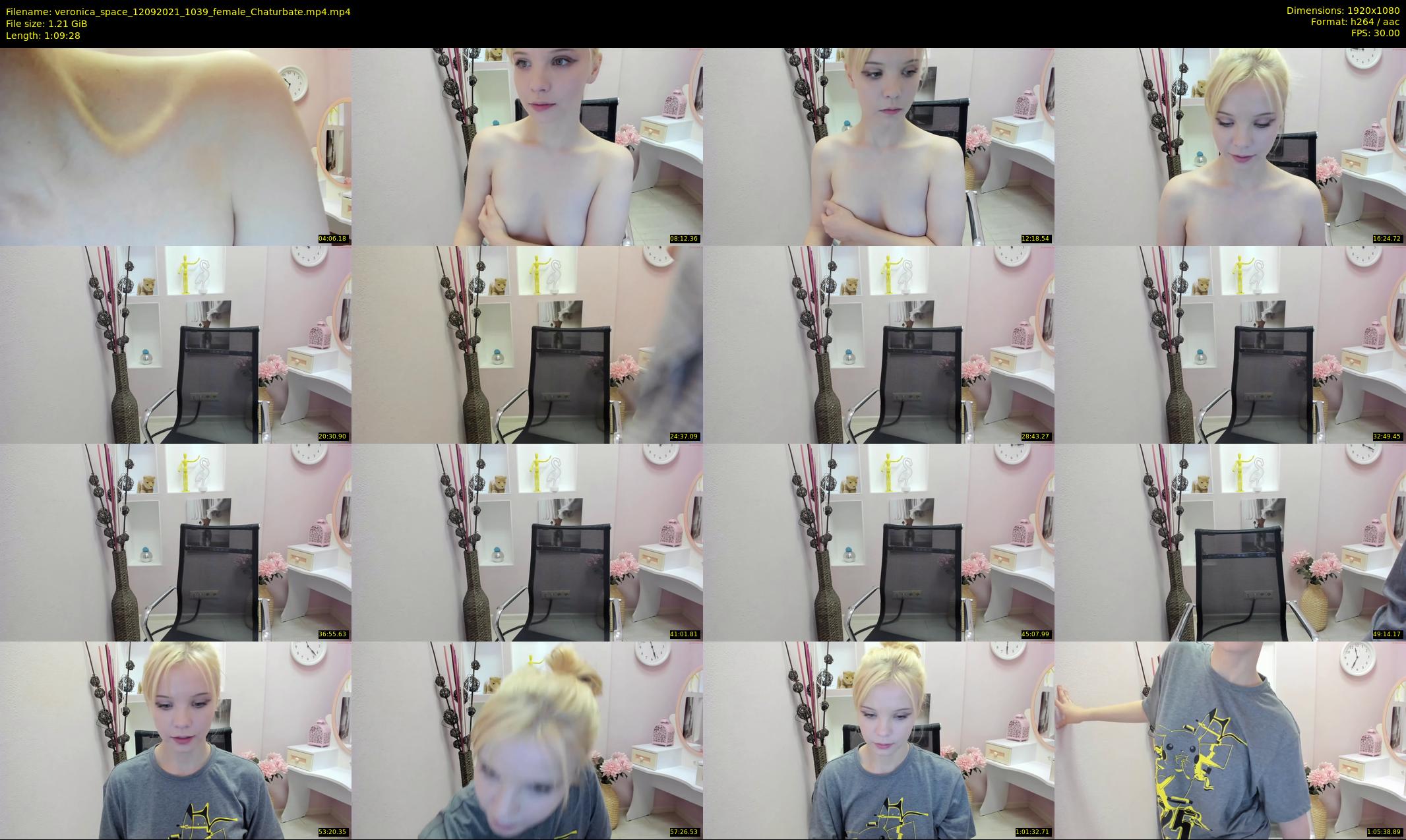 veronica_space — 70 minute Chaturbate female cam show recording, 1080p, Sep 12, 2021
