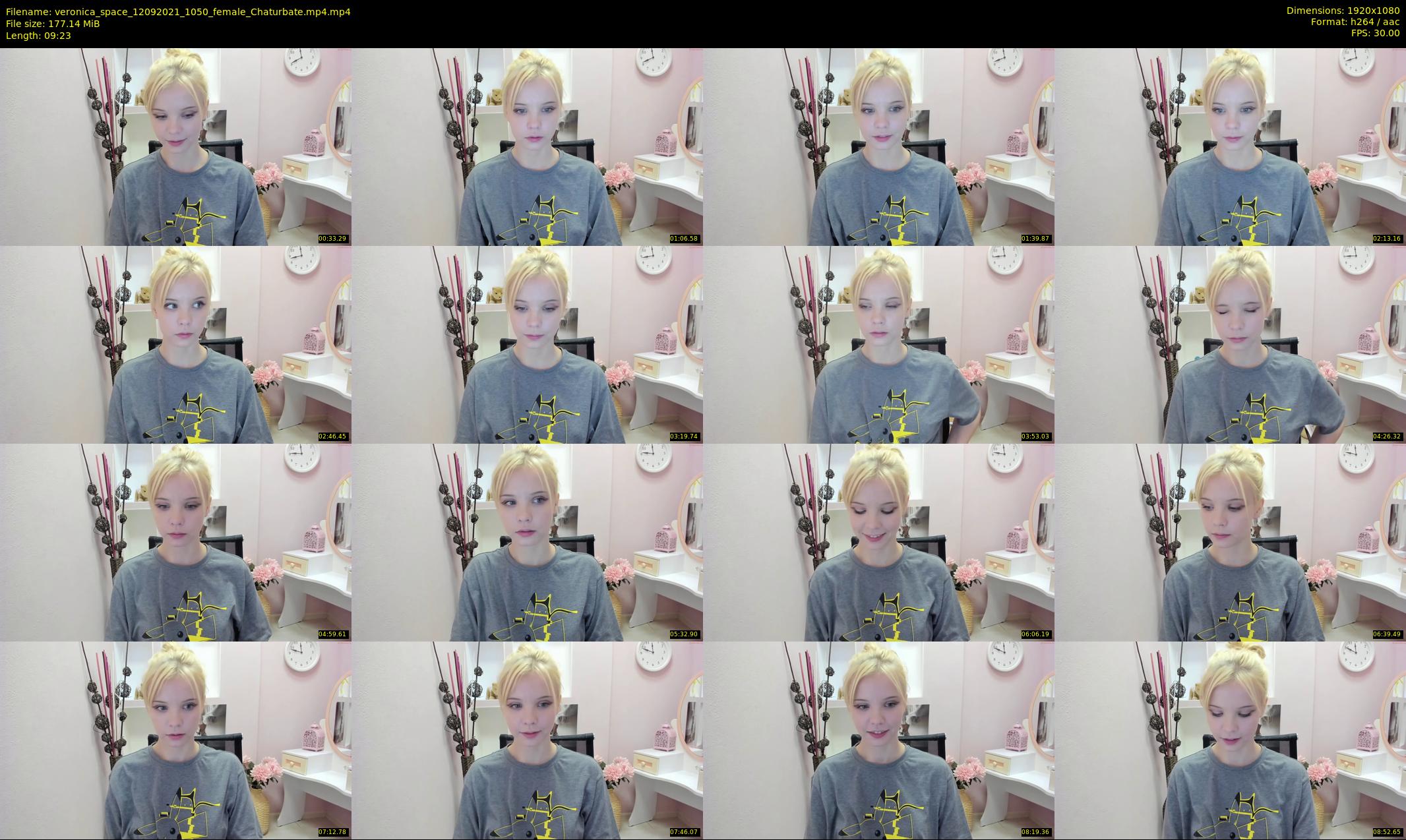 veronica_space — 10 minute Chaturbate female cam show recording, 1080p, Sep 12, 2021