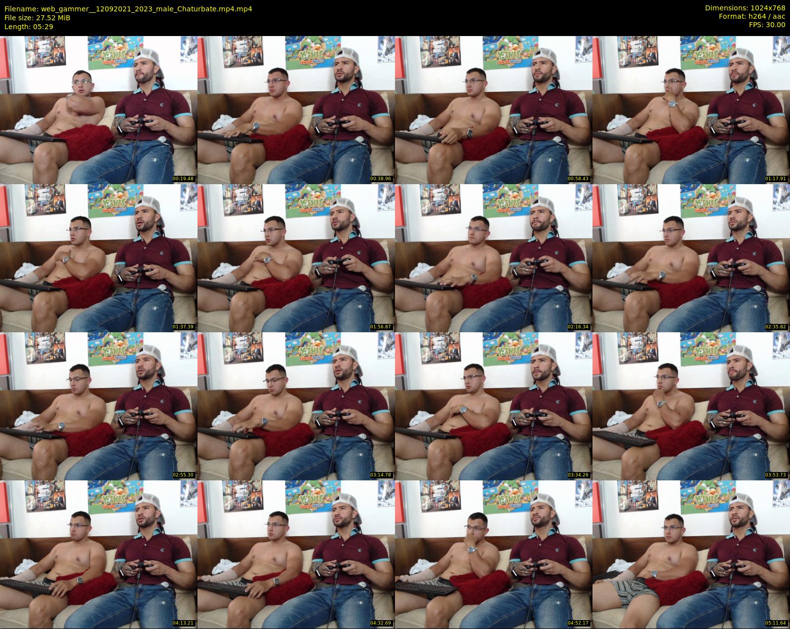 web_gammer_ — 6 minute Chaturbate male cam show recording, 720p, Sep 12, 2021