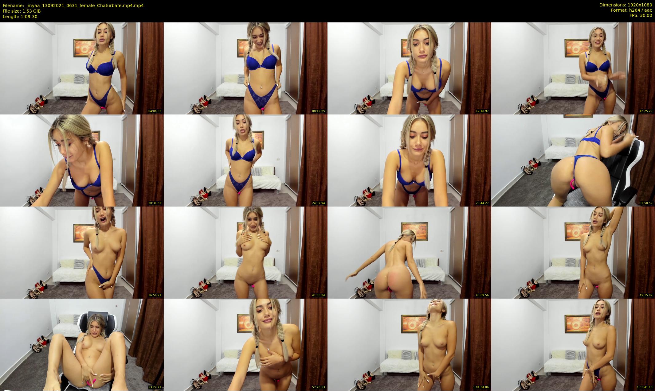 _myaa — 70 minute Chaturbate female cam show recording, 1080p, Sep 13, 2021