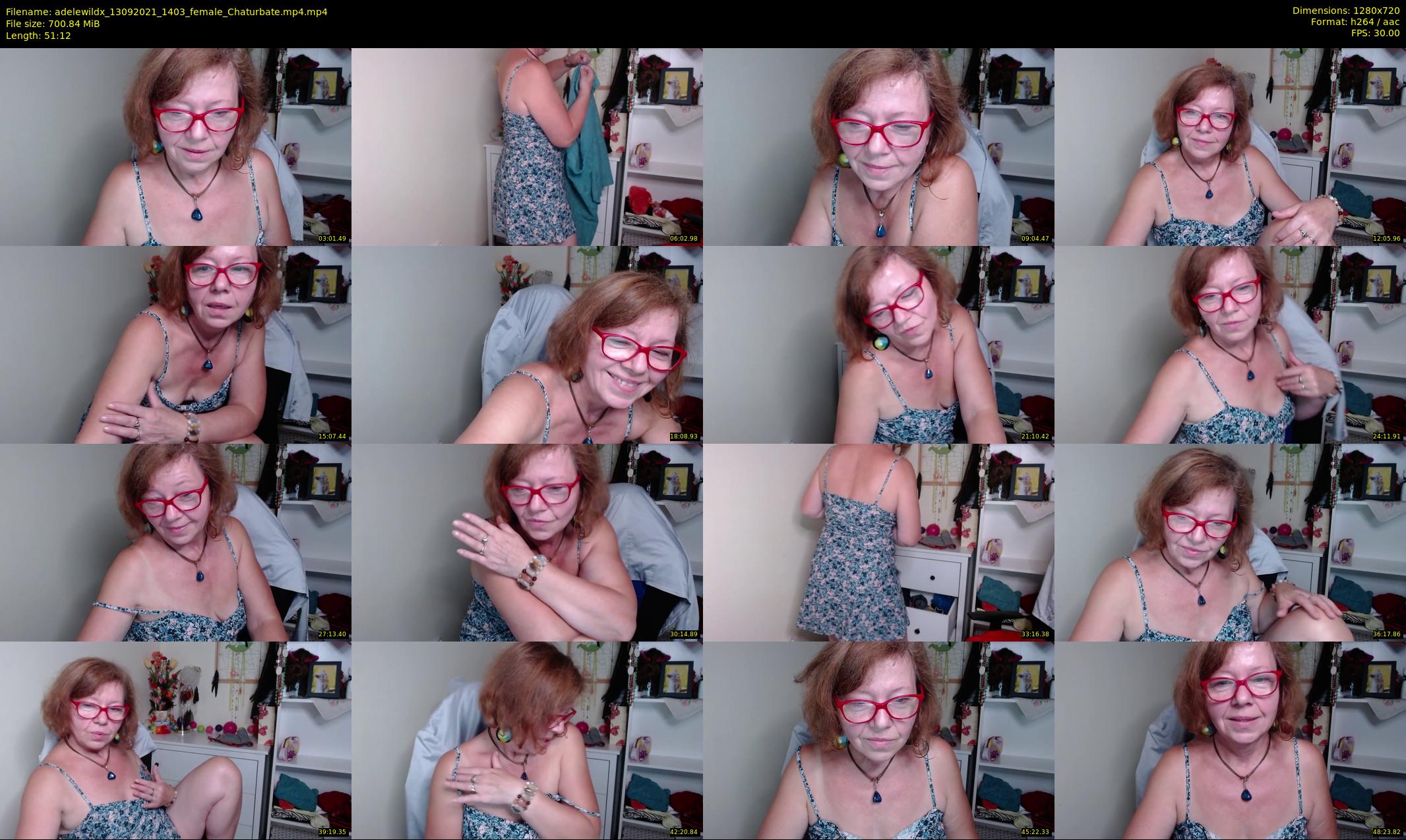 adelewildx — 52 minute Chaturbate female cam show recording, 720p, Sep 13, 2021