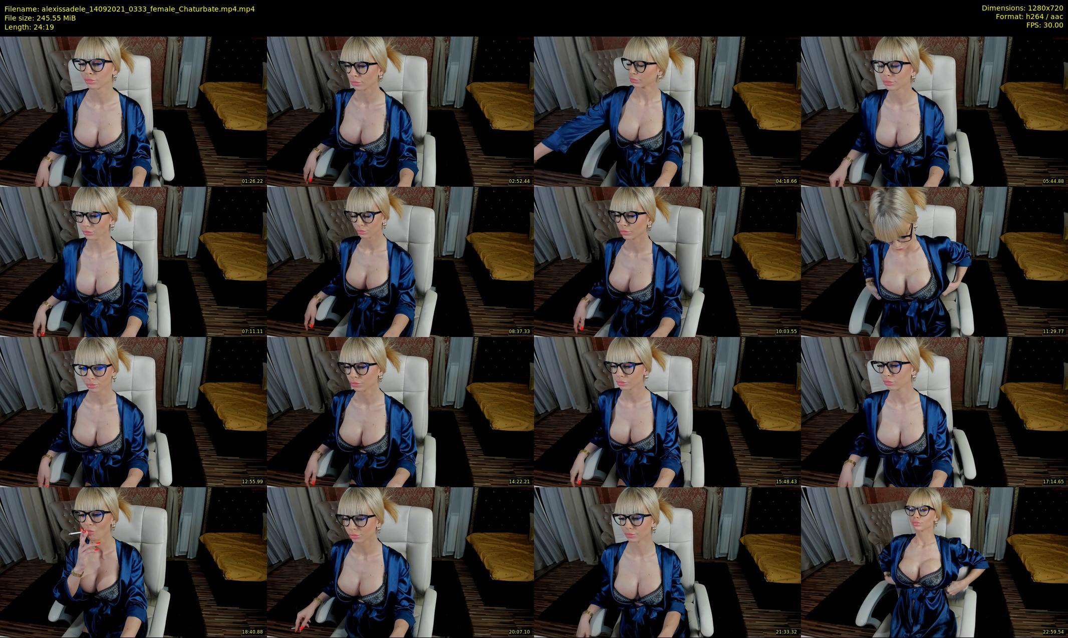 alexissadele — 25 minute Chaturbate female cam show recording, 720p, Sep 14, 2021