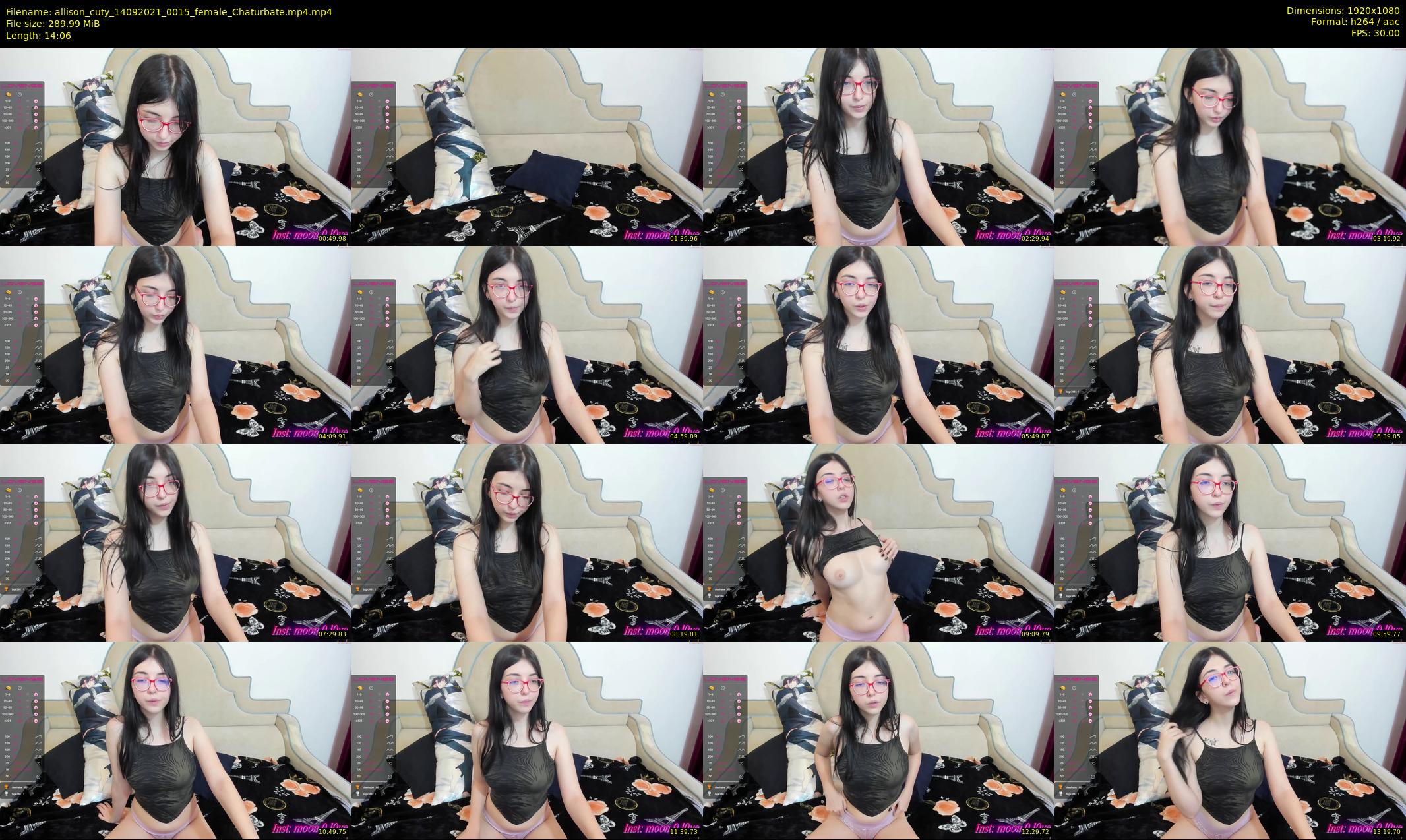 allison_cuty — 15 minute Chaturbate female cam show recording, 1080p, Sep 14, 2021