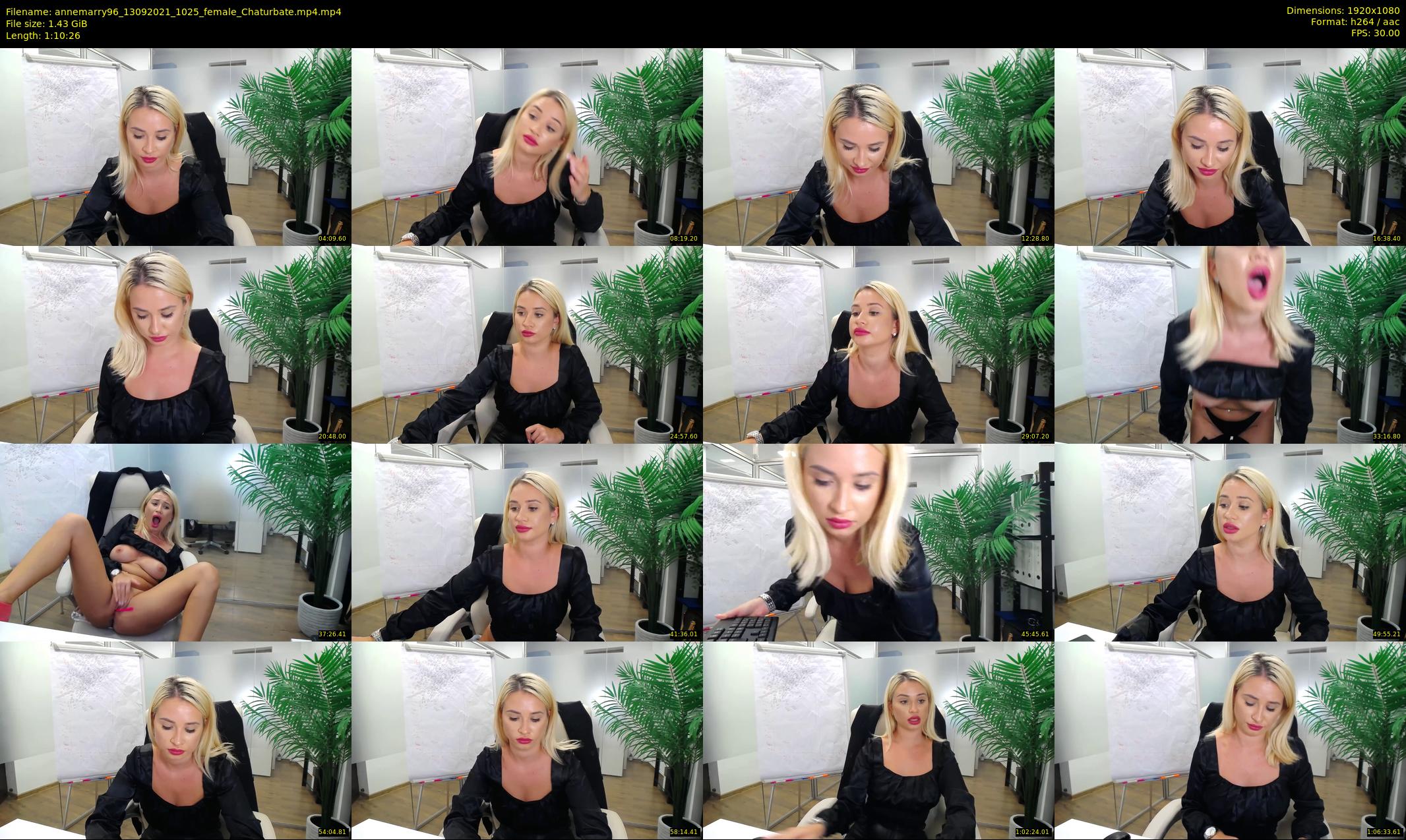 annemarry96 — 71 minute Chaturbate female cam show recording, 1080p, Sep 13, 2021