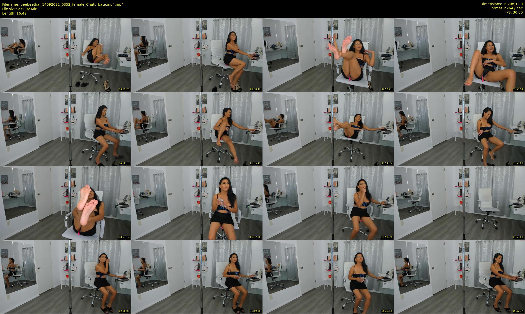 beebeethai — 17 minute Chaturbate female cam show recording, 1080p, Sep 14, 2021
