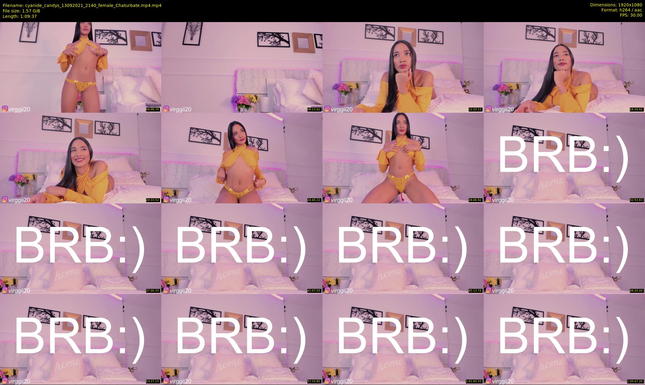 cyanide_candys — 70 minute Chaturbate female cam show recording, 1080p, Sep 13, 2021