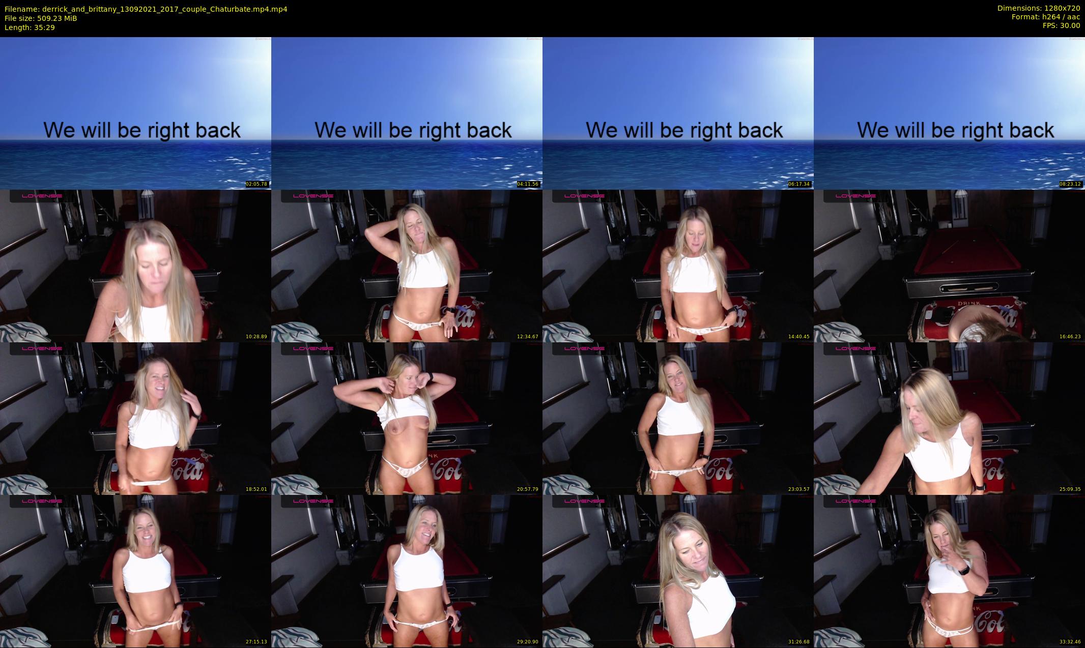 derrick_and_brittany — 36 minute Chaturbate couple cam show recording, 720p, Sep 13, 2021