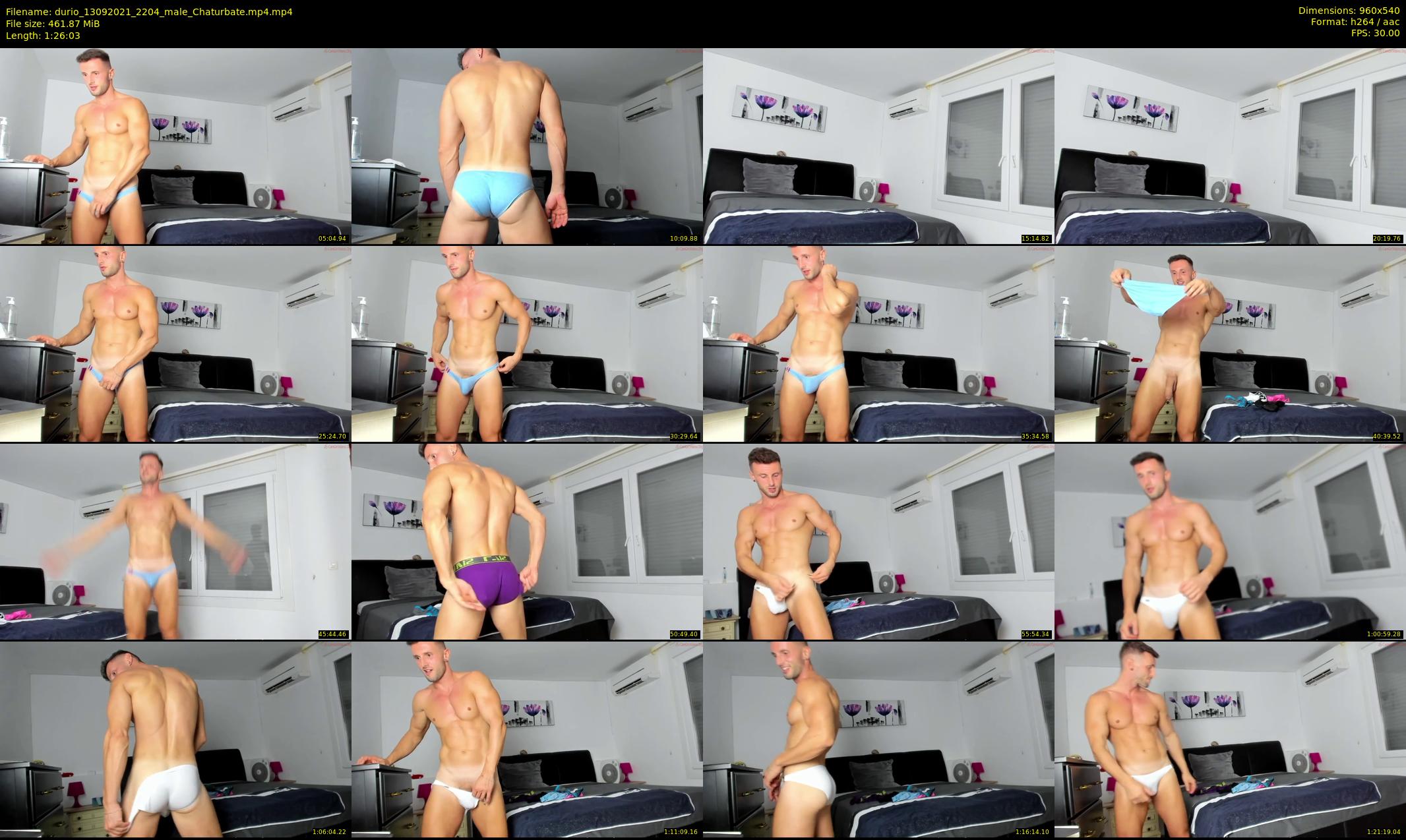durio — 87 minute Chaturbate male cam show recording, 480p, Sep 13, 2021